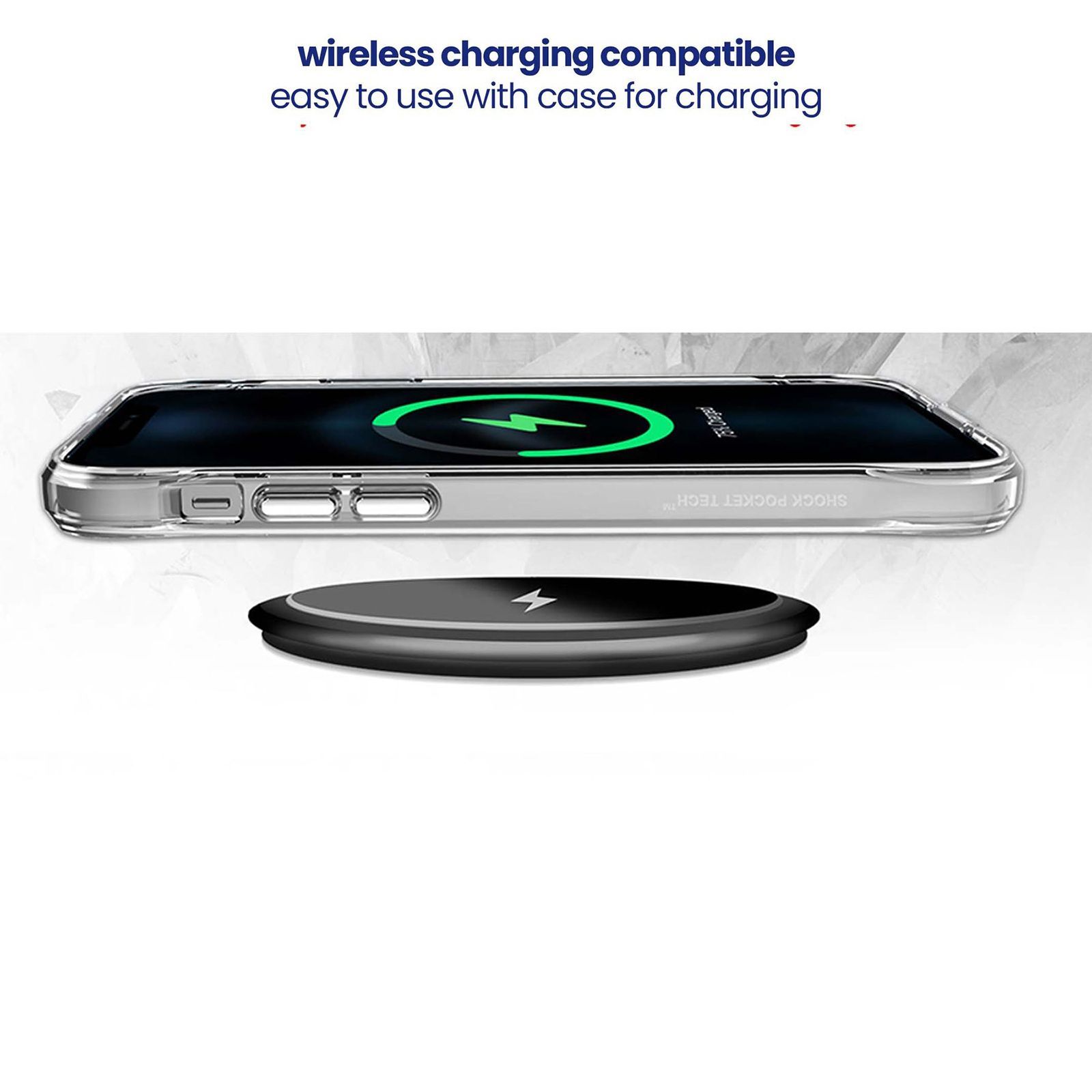 stuffcool Aktion Hard/Soft TPU Back Case for Apple iPhone 13 Mini (Wireless Charging Support, Clear)_6