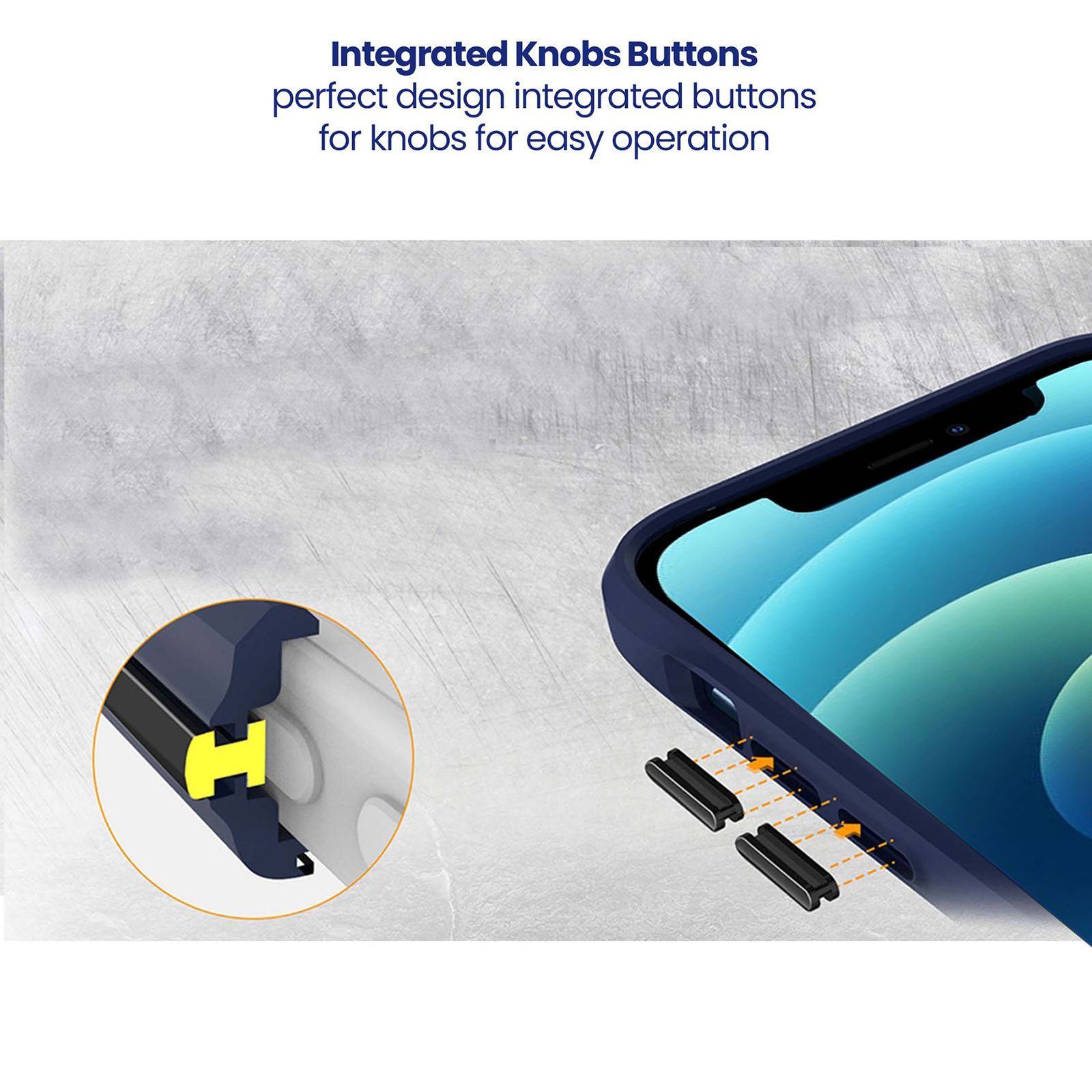 stuffcool Aktion TPU Back Cover for Apple iPhone 13 Mini (Shock Pocket Technology, Blue)_11