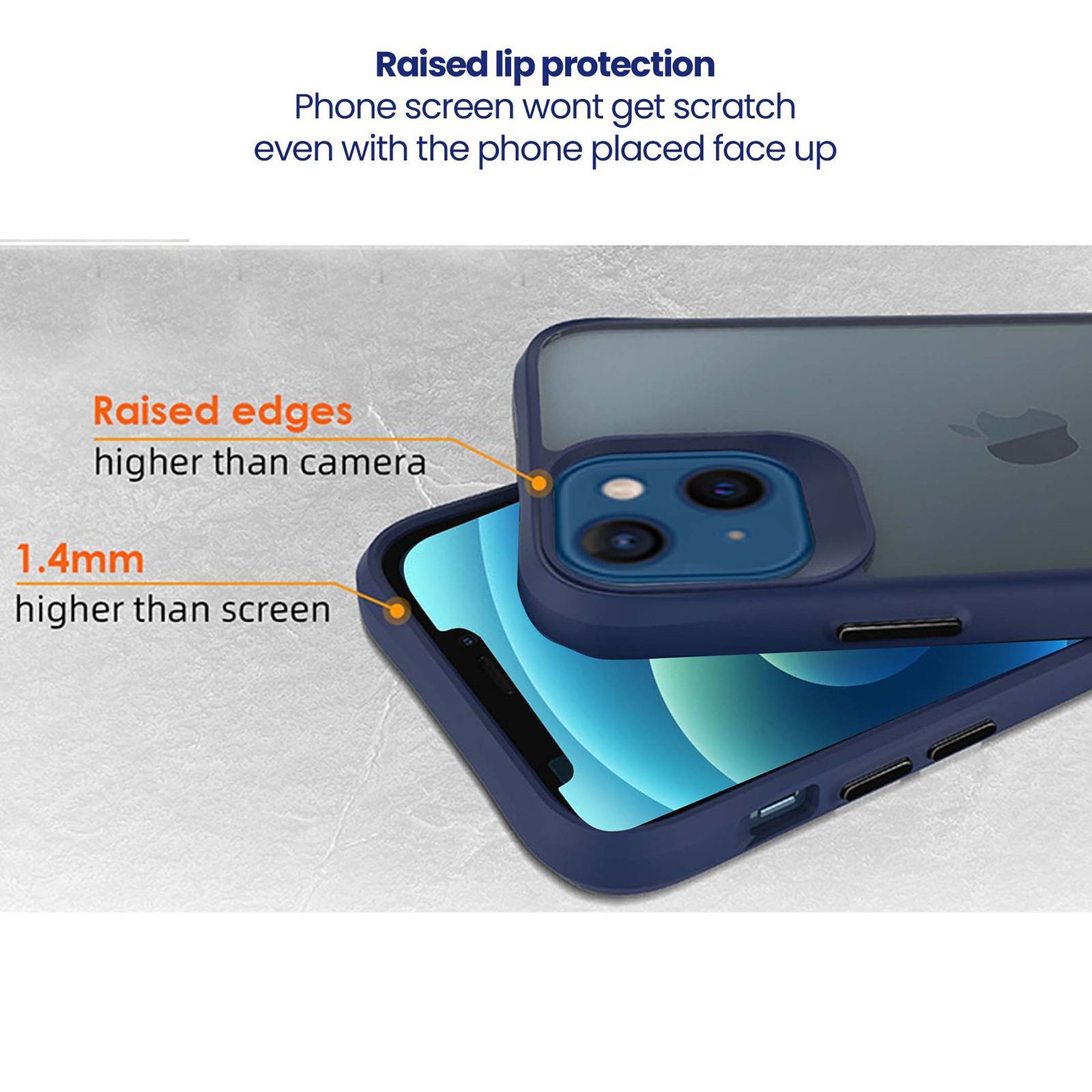 stuffcool Aktion TPU Back Cover for Apple iPhone 13 Mini (Shock Pocket Technology, Blue)_10
