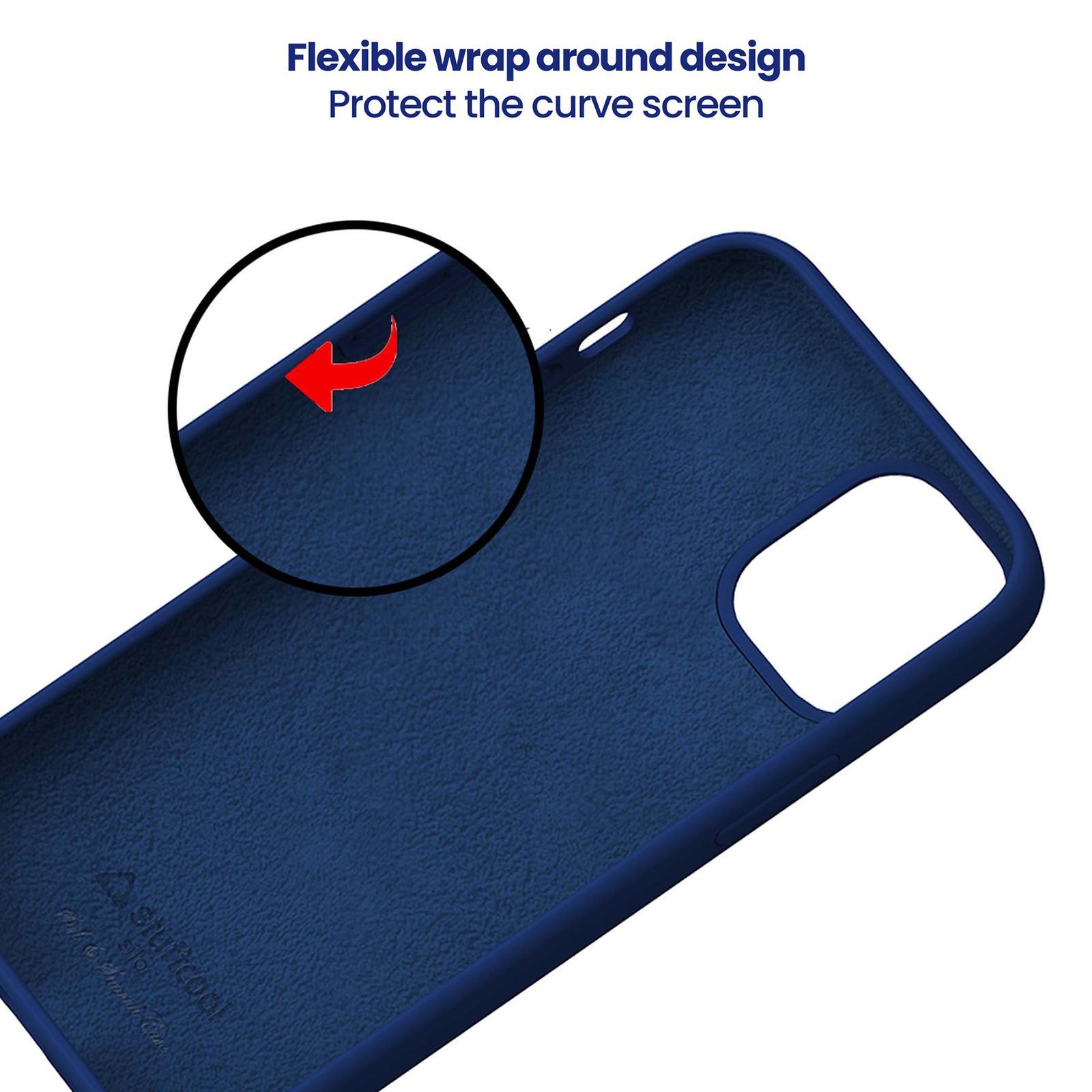 stuffcool Silo Soft and Smooth Rubber Back Cover for Apple iPhone 13 Mini (Camera Protection, Navy) stuffcool Silo Soft and Smooth Rubber Back Cover for Apple iPhone 13 Mini (Camera Protection, Navy)_8