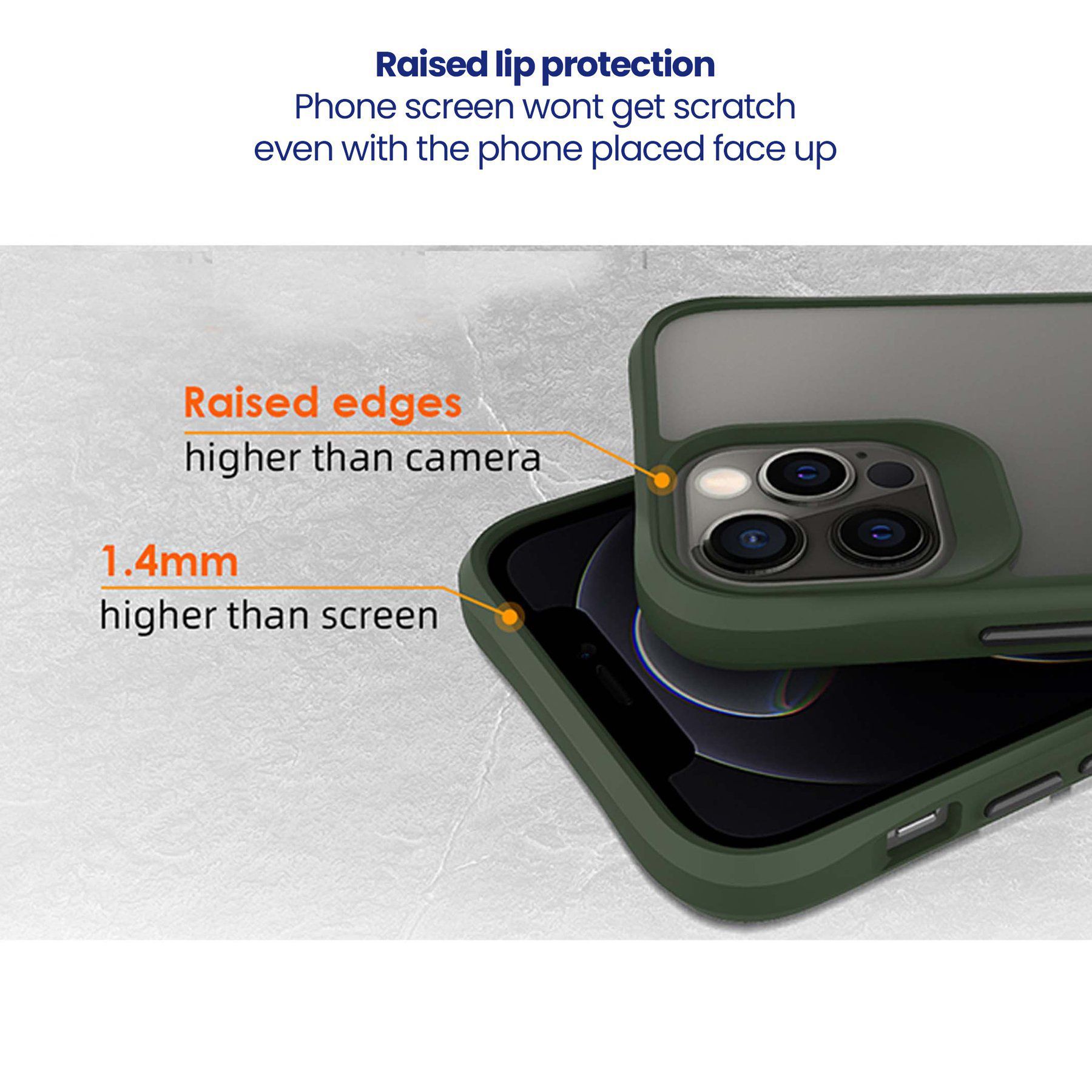 stuffcool Aktion TPU Back Cover for Apple iPhone 13 Pro (Shock Pocket Technology, Green)_11