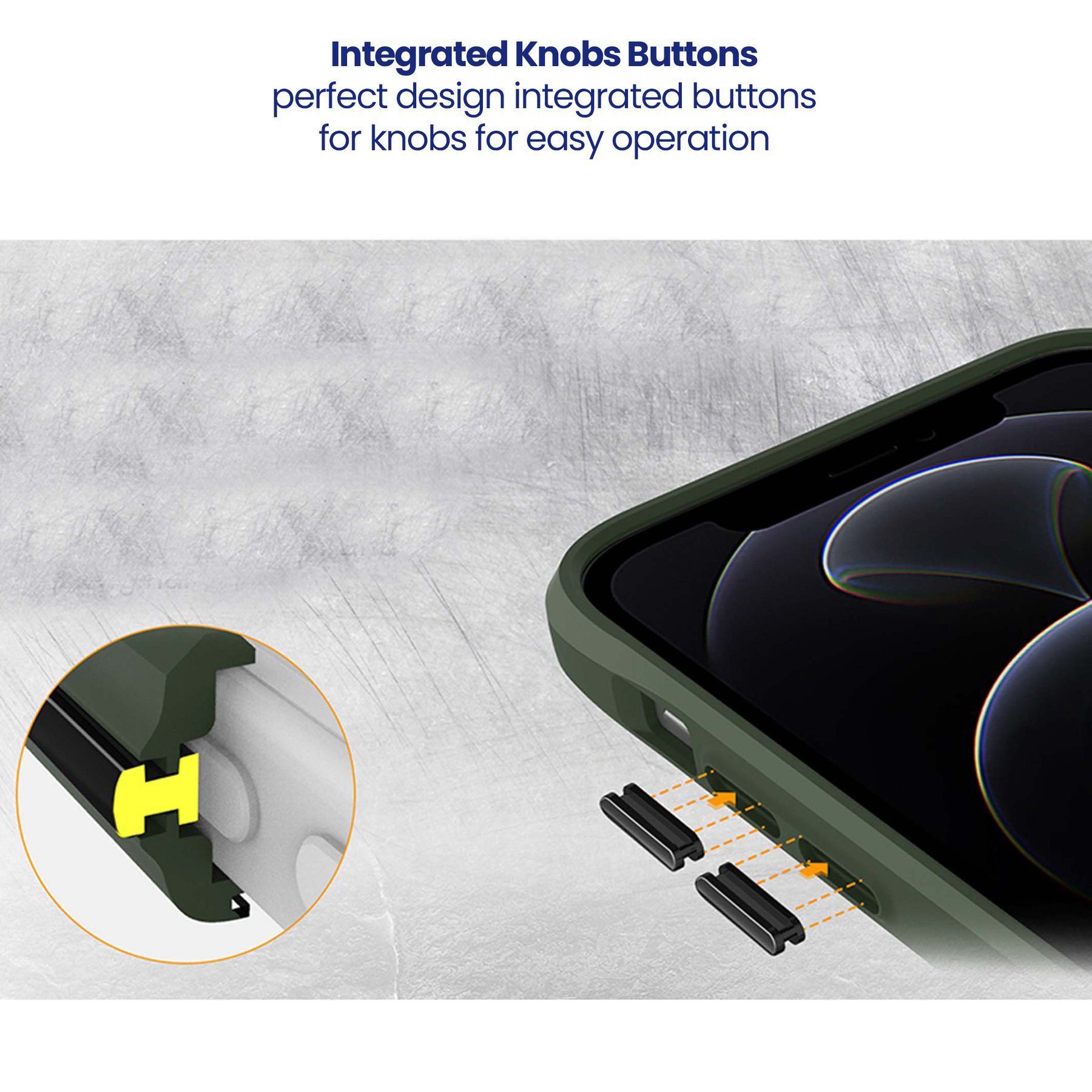 stuffcool Aktion TPU Back Cover for Apple iPhone 13 Pro (Shock Pocket Technology, Green)_10