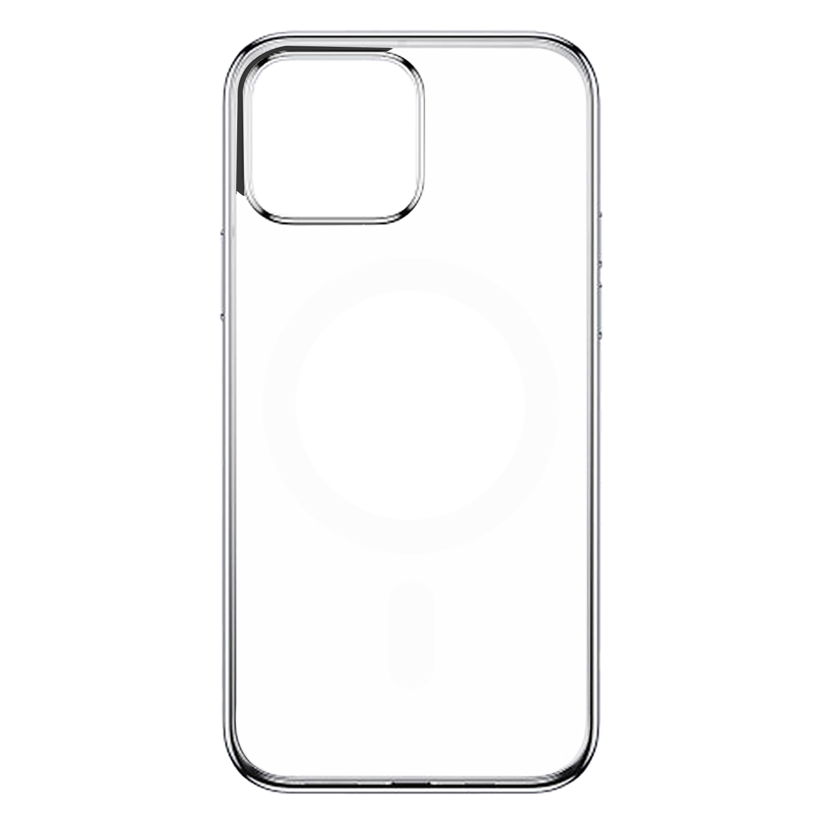 Dr. Vaku MagSafe Silicon Back Cover for Apple iPhone 13 Pro (Wireless Charging Compatible, Clear)_1