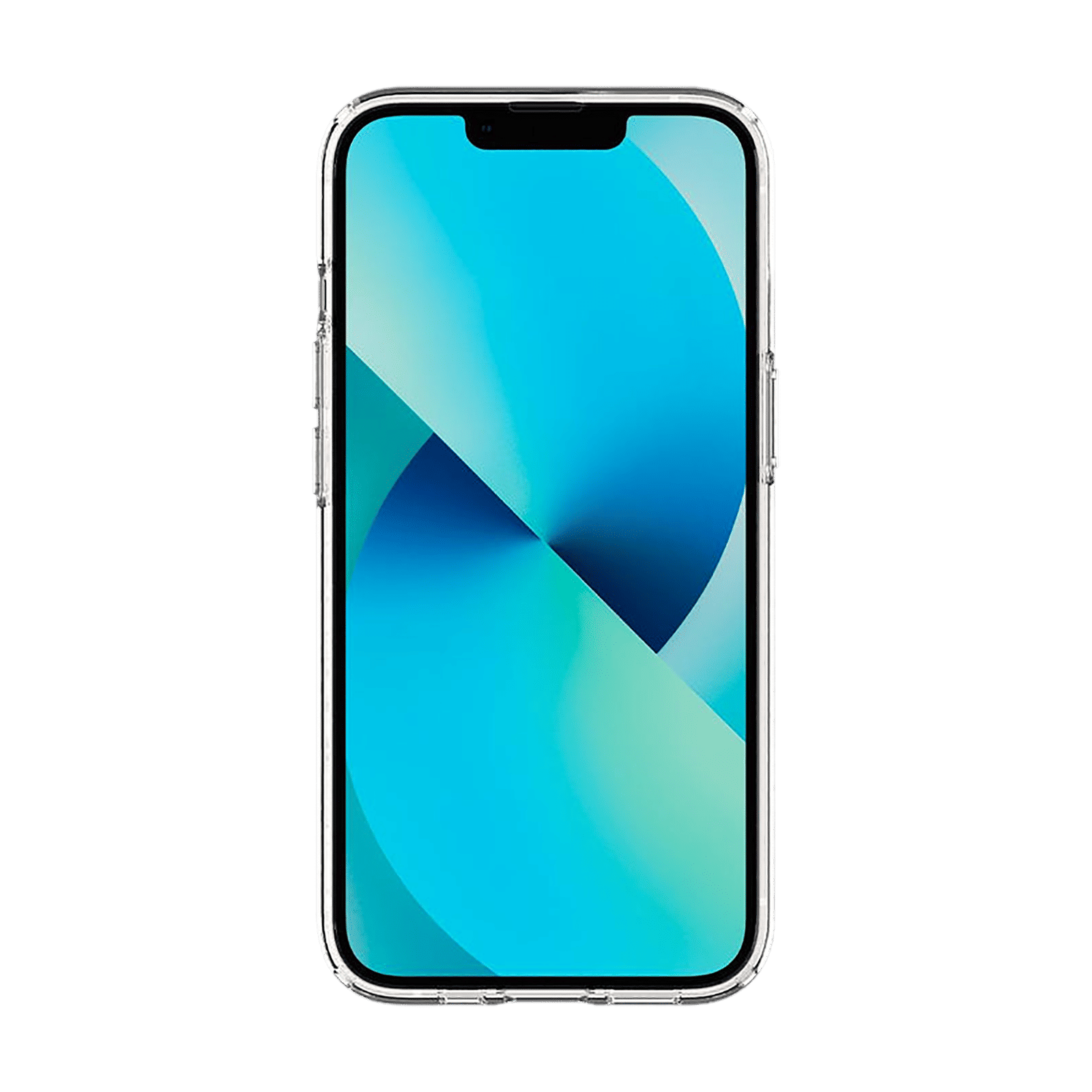 spigen ACS03347 Hard TPU Back Cover for Apple iPhone 13 Mini (Wireless Charging Compatible, Clear)_7