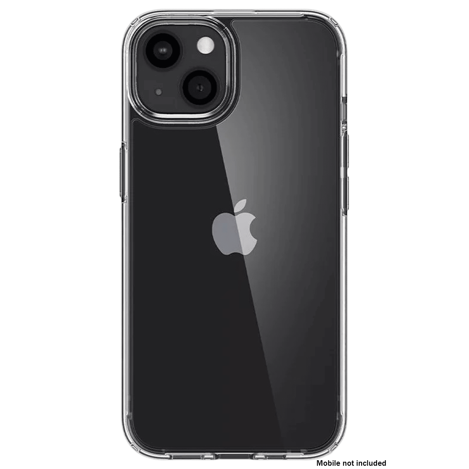 spigen Crystal Hybrid TPU Back Cover for Apple iPhone 13 Mini (Supports Wireless Charging, Crystal Clear)_3