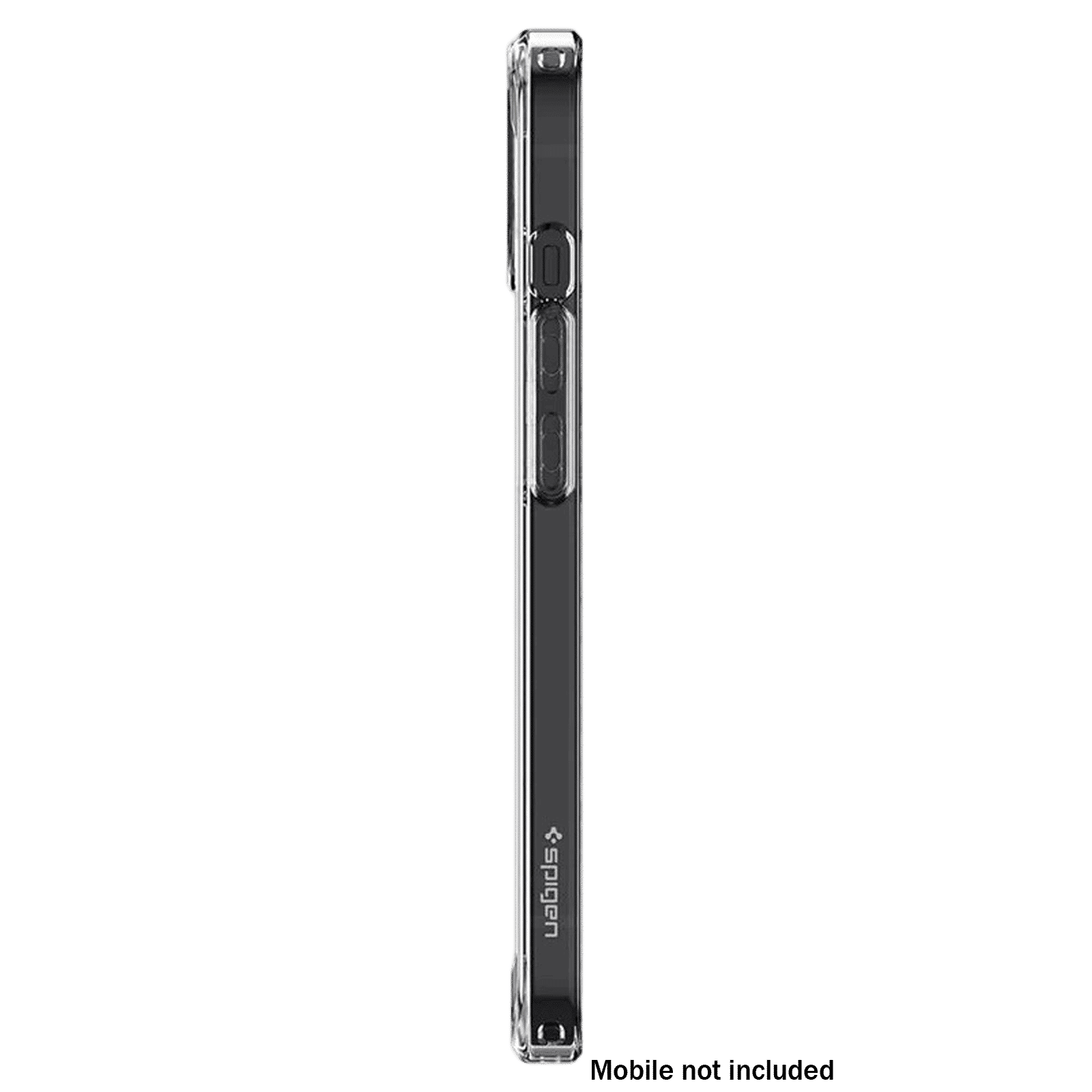 spigen Crystal Hybrid TPU Back Cover for Apple iPhone 13 Mini (Supports Wireless Charging, Crystal Clear)_4