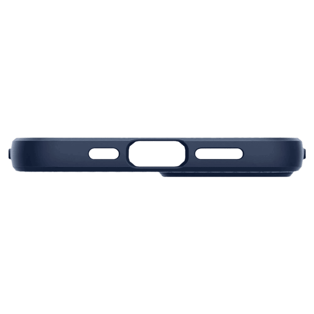 spigen Liquid Air TPU Back Cover for Apple iPhone 13 (Supports Wireless Charging, Navy Blue) spigen Liquid Air TPU Back Cover for Apple iPhone 13 (Supports Wireless Charging, Navy Blue)_7