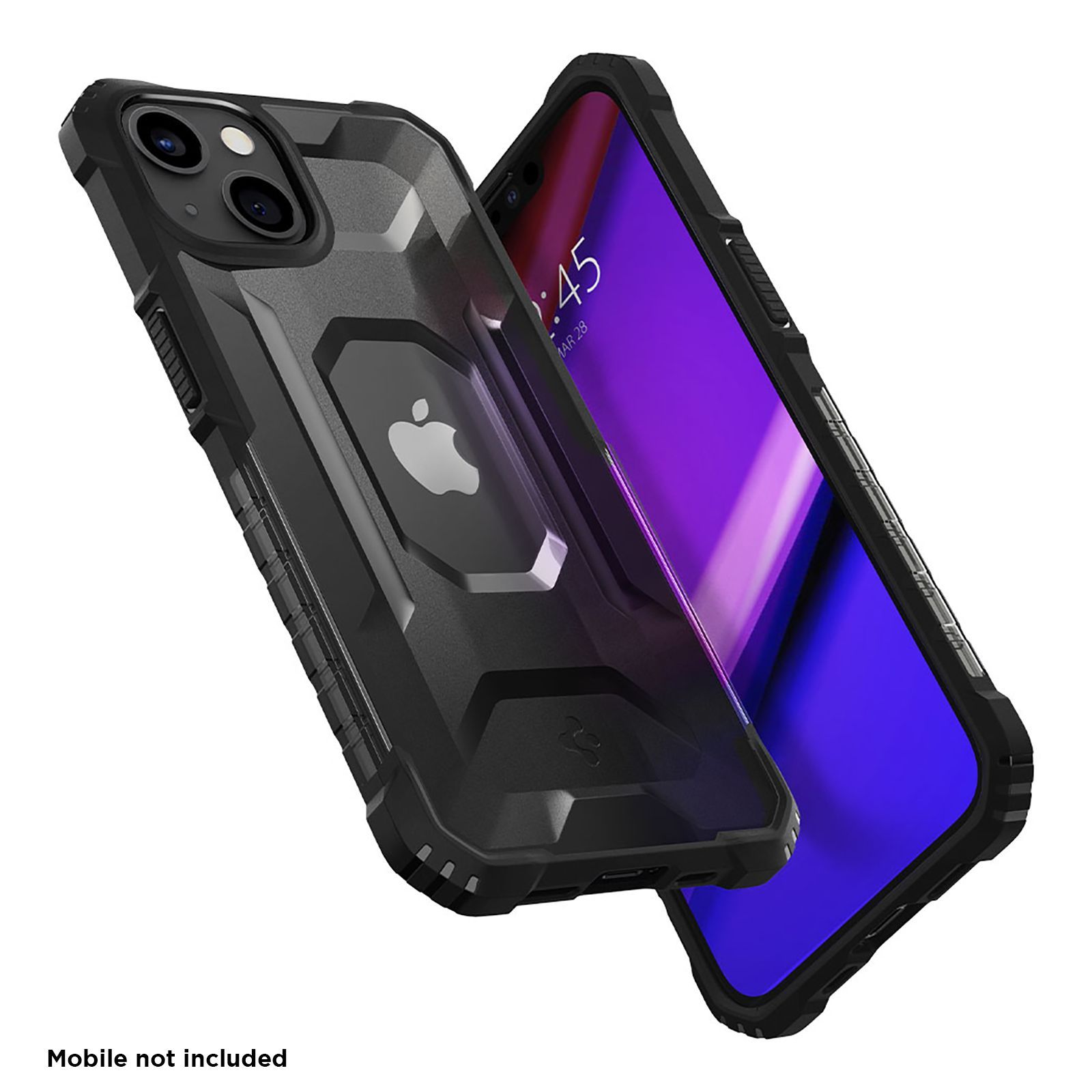 spigen Nitro Force TPU Back Case For iPhone 13 (Impact Resistance, ACS03547, Matte Black) spigen Nitro Force TPU Back Case For iPhone 13 (Impact Resistance, ACS03547, Matte Black)_7