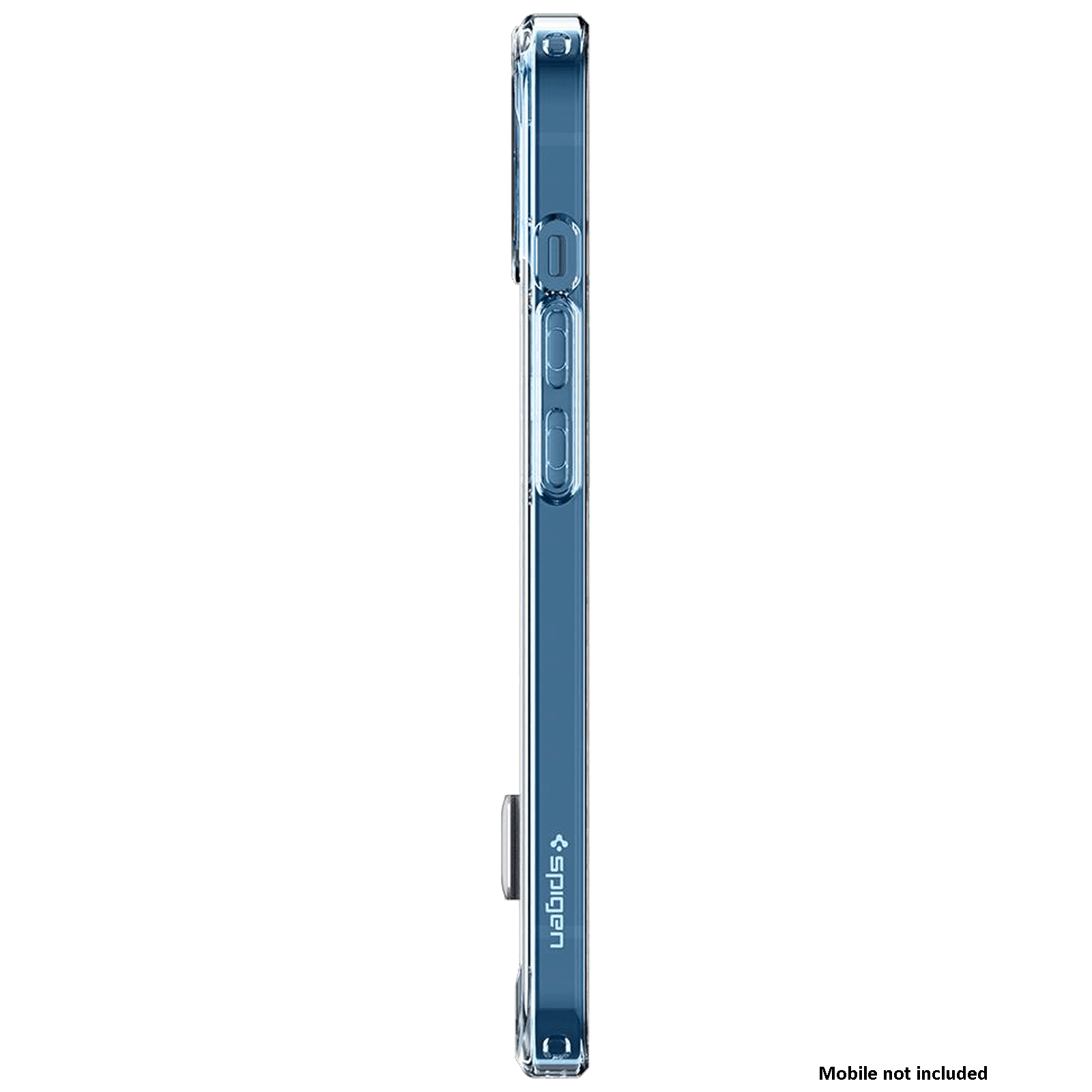 spigen Ultra Hybrid S TPU & Polycarbonate Back Case for Apple iPhone 13 (Air Cushion Technology, Crystal Clear)_4