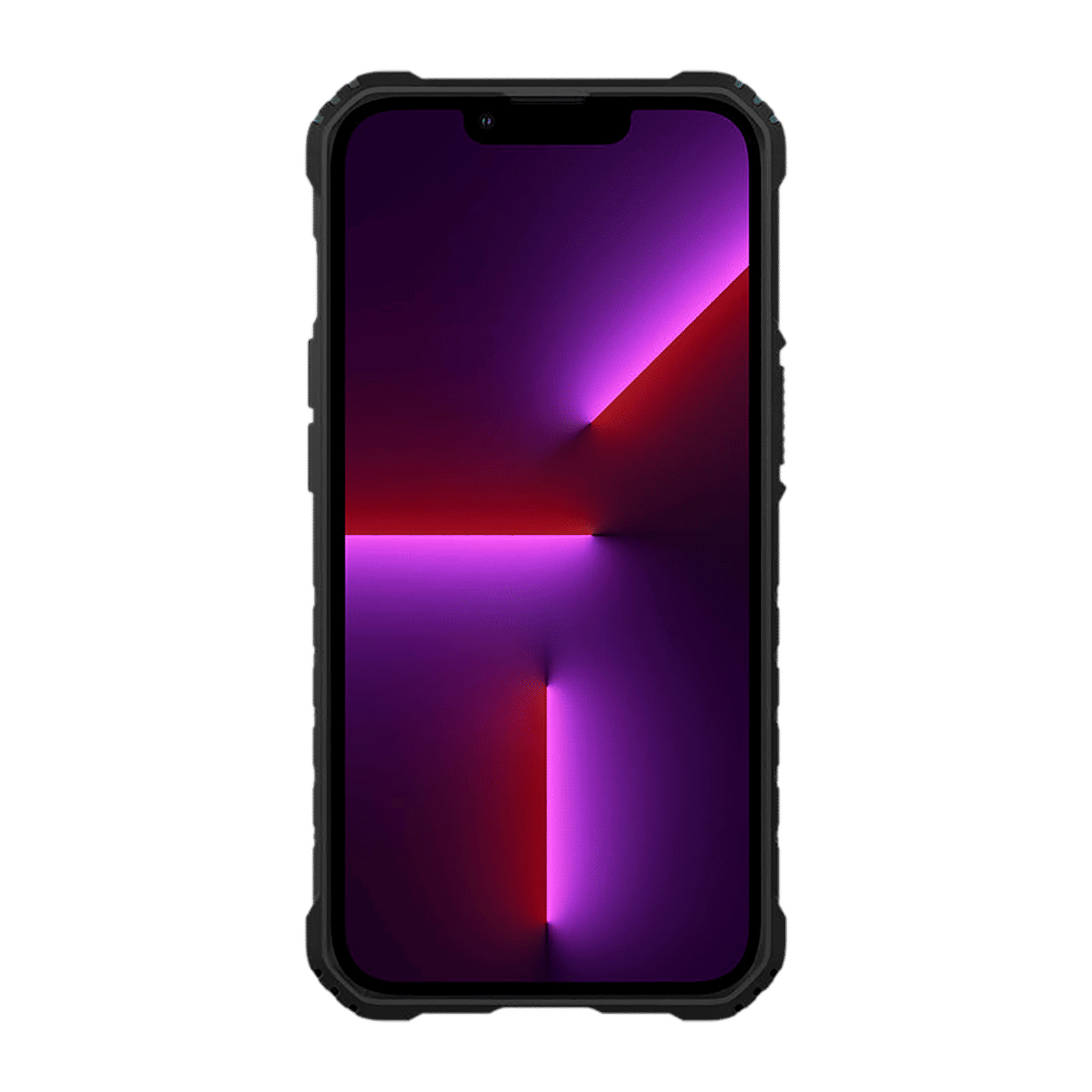 spigen Nitro Force TPU & Polycarbonate Back Cover for Apple iPhone 13 Pro (Air Cushion Technology, Matte Black)_9