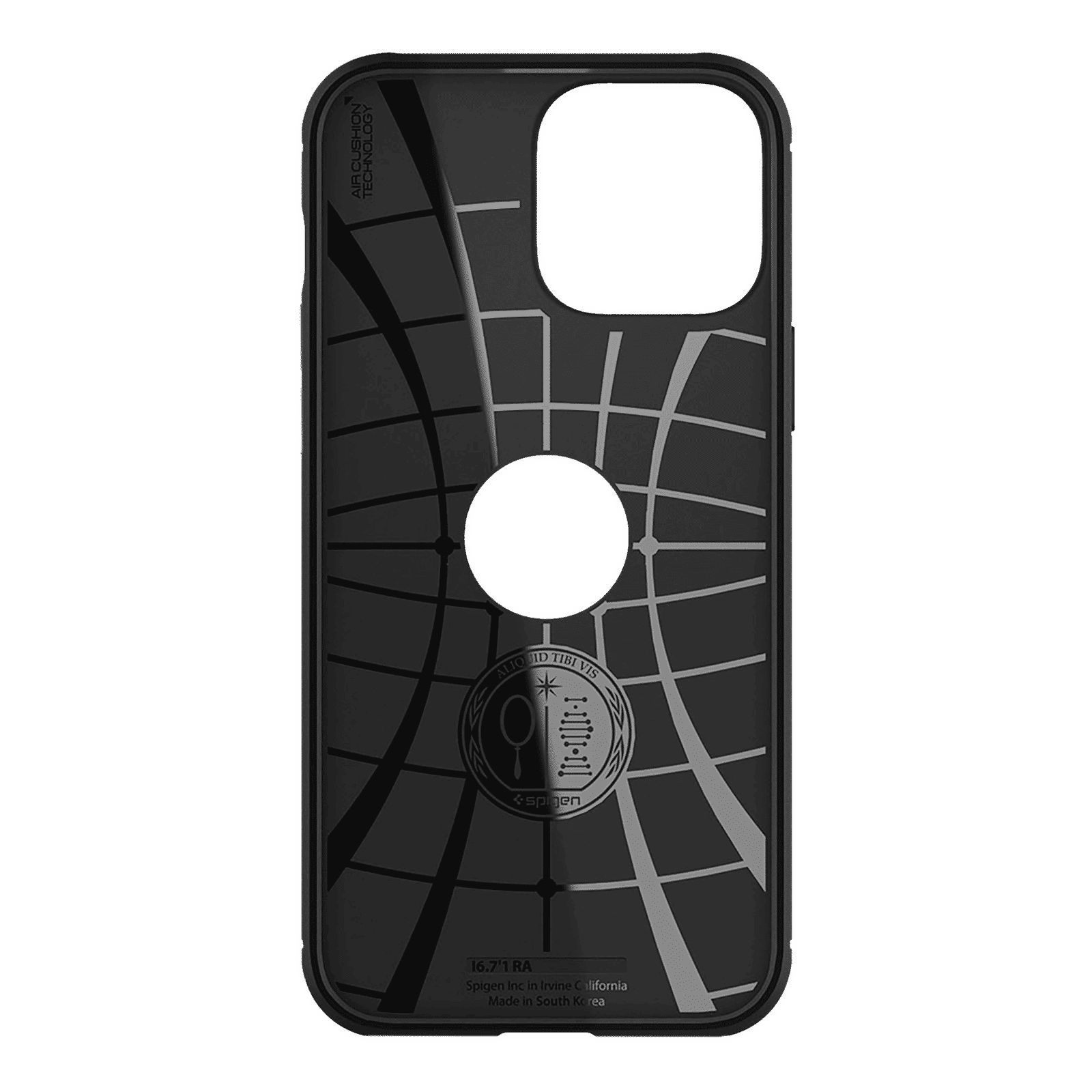 spigen Rugged Armor TPU Back Cover for Apple iPhone 13 Pro (Wireless Charging Compatible, Matte Black)_5