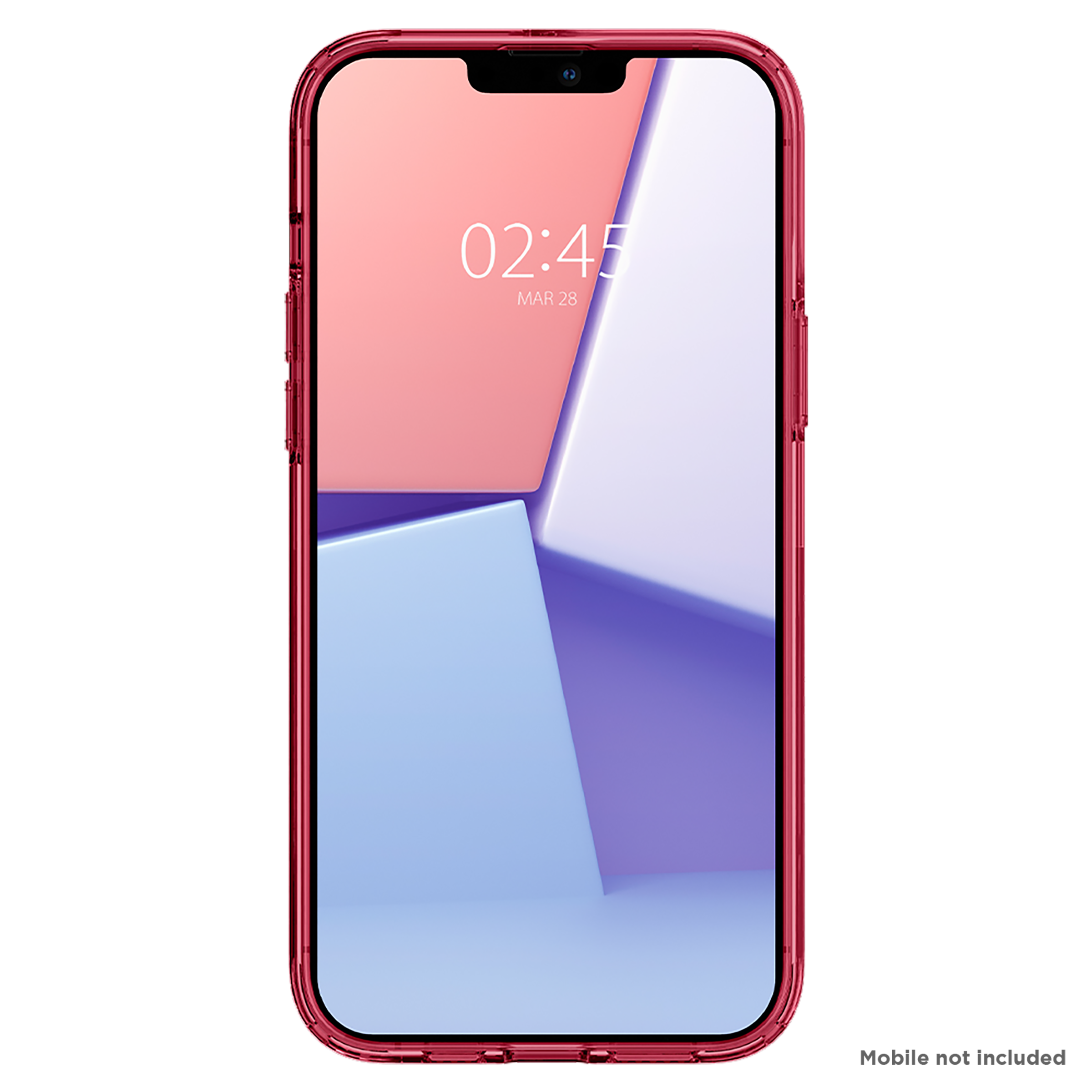 spigen Ultra Hybrid TPU Back Cover for Apple iPhone 13 Pro (Air Cushion Technology, Red Crystal)_12