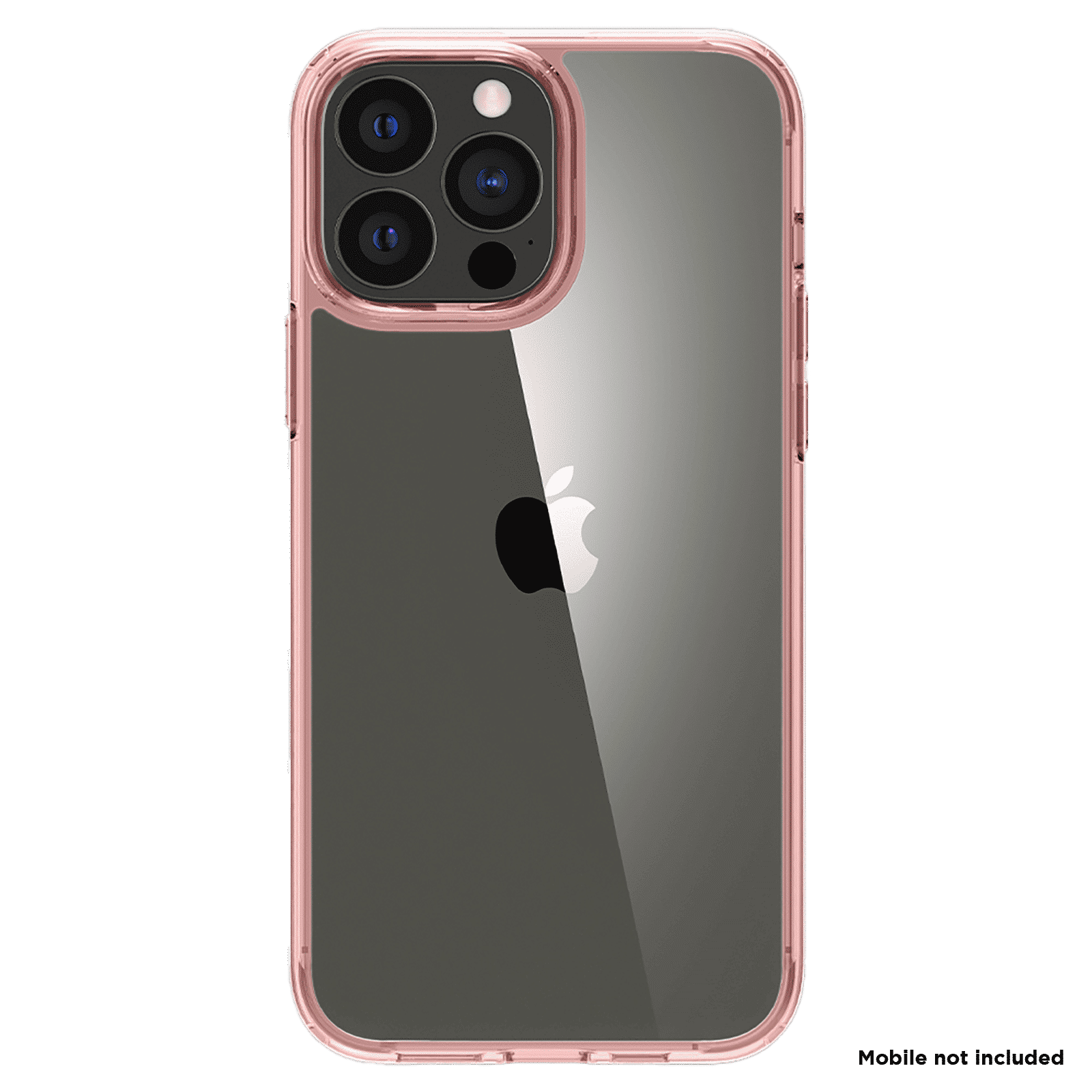 spigen Ultra Hybrid TPU & Polycarbonate Back Cover for Apple iPhone 13 Pro (Supports Wireless Charging, Rose Crystal)_3