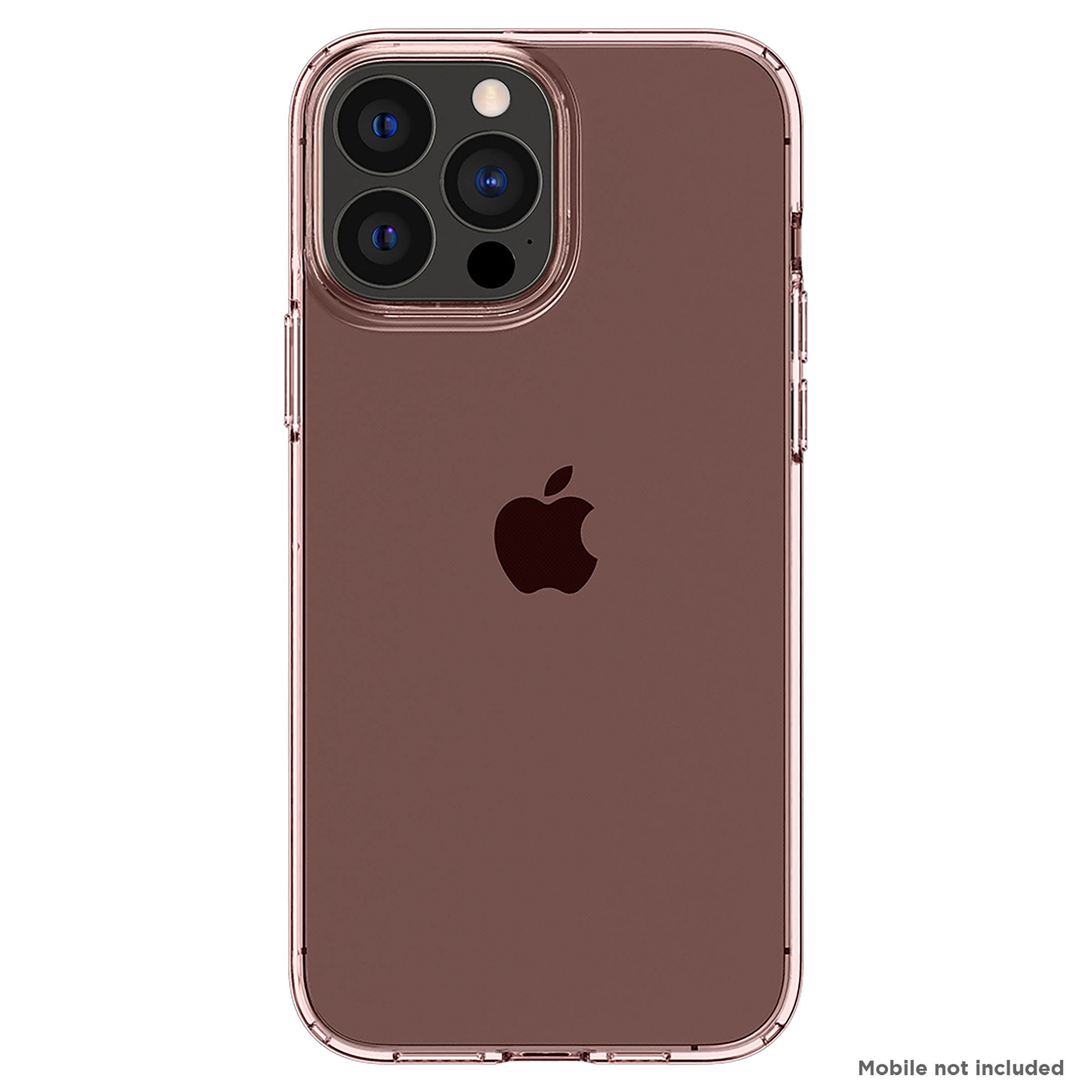 spigen Crystal Flex Soft TPU Back Cover for Apple iPhone 13 Pro Max (Wireless Charging Compatible, Rose Crystal)_7