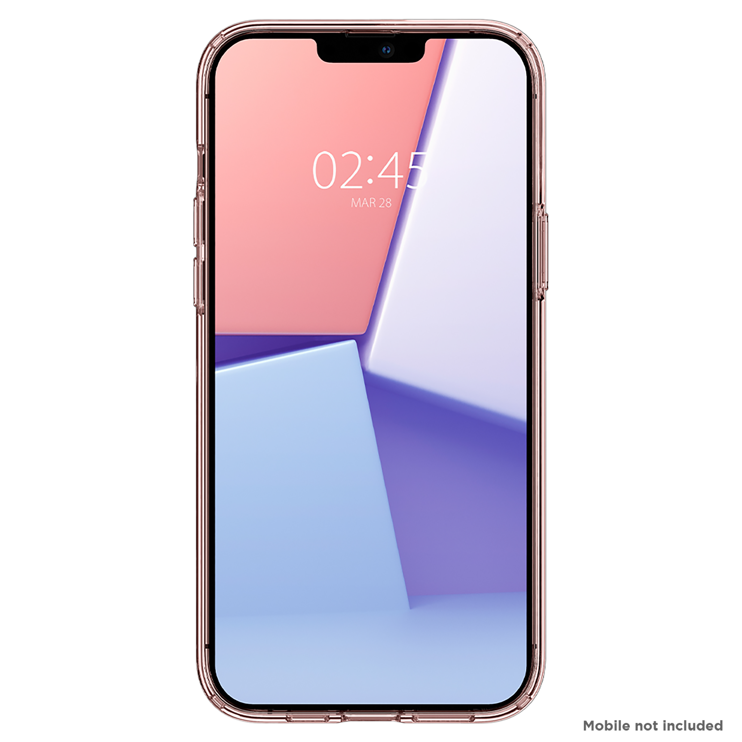 spigen Crystal Flex Soft TPU Back Cover for Apple iPhone 13 Pro Max (Wireless Charging Compatible, Rose Crystal)_8