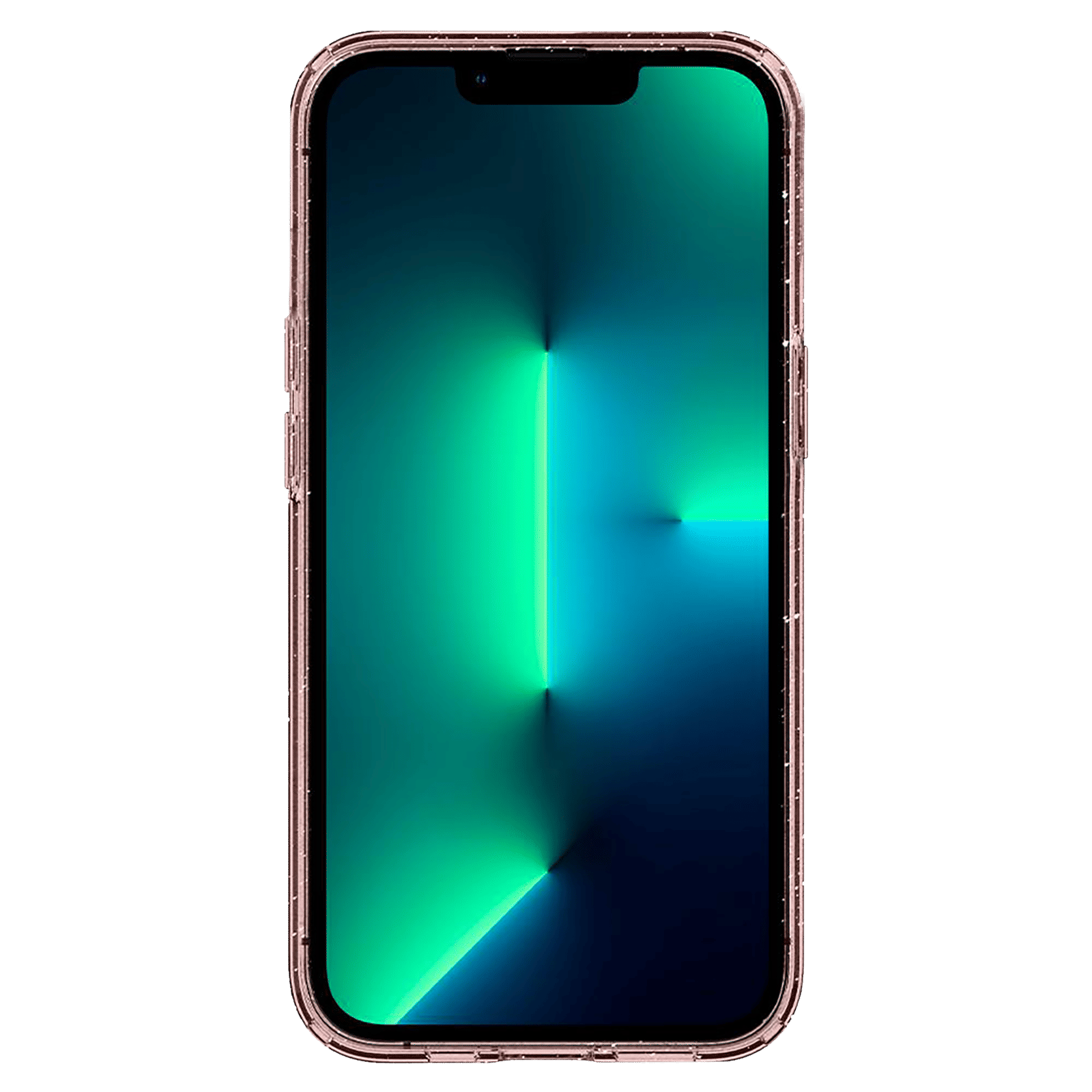 spigen Liquid Crystal Glitter TPU Back Cover for Apple iPhone 13 Pro Max (Wireless Charging Compatible, Rose Quartz)_13