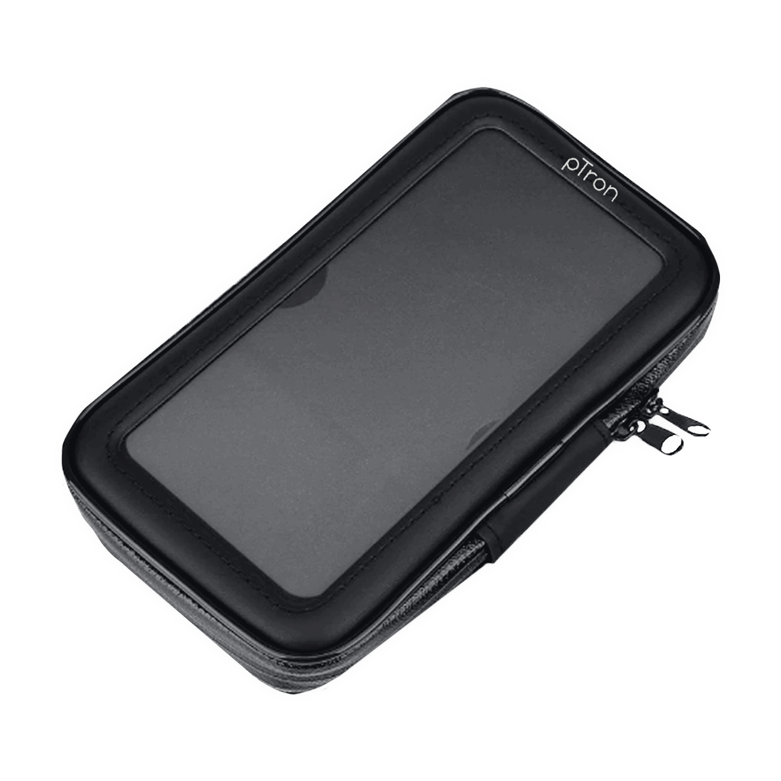 pTron Mount ST2B Mobile Phone Holder Case (Zip Lock & Cushion Pad, 140318062, Black)_1