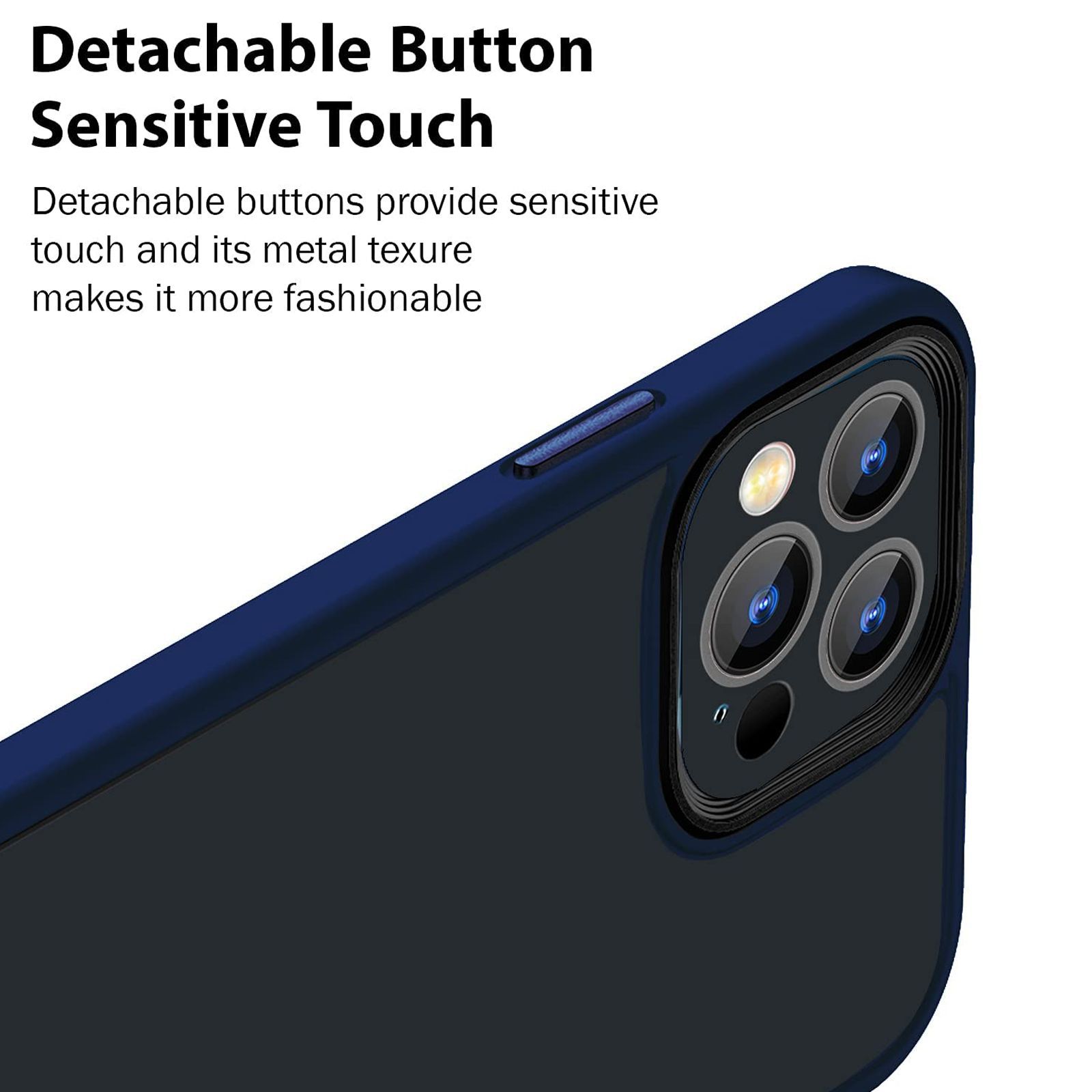 GRIPP Bolt Matte Liquid Silicone Back Cover for Apple iPhone 13 Pro (Support Wireless Charging, Blue) GRIPP Bolt Matte Liquid Silicone Back Cover for Apple iPhone 13 Pro (Support Wireless Charging, Blue)_5