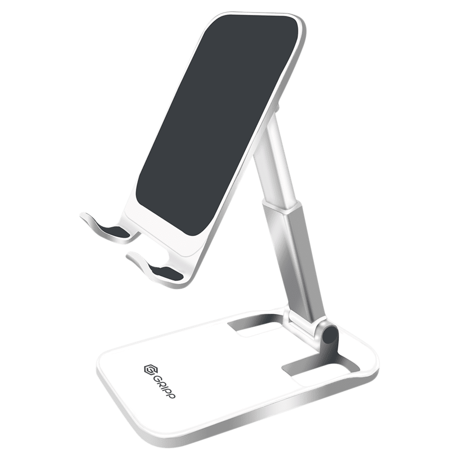 GRIPP Magic Stand For Mobiles (Portable and Wide Compatibility, White)_1