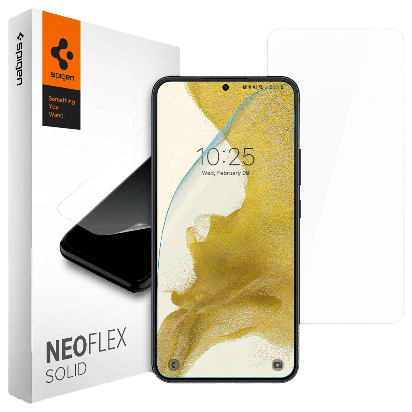 spigen Neo Flex Solid Screen Protector for SAMSUNG Galaxy S22 (Self Healing Technology)_1