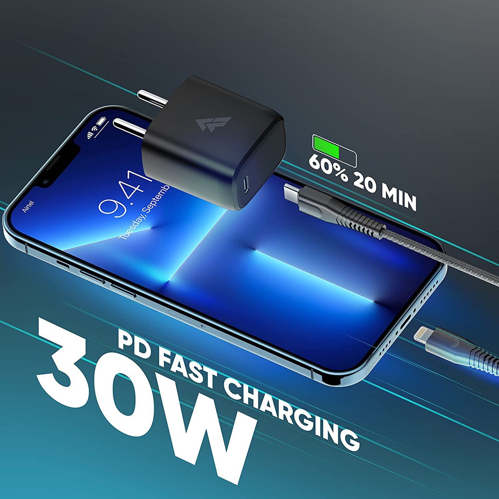 Vaku Neutron 30W Type C Fast Charger (Adapter Only, Multi Protocol Support, Black) Vaku Neutron 30W Type C Fast Charger (Adapter Only, Multi Protocol Support, Black)_10