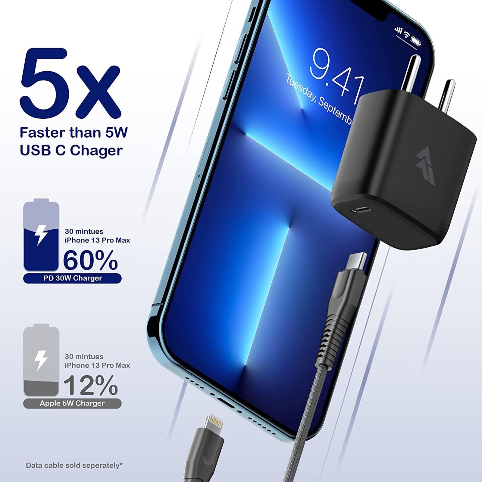 Vaku Neutron 30W Type C Fast Charger (Adapter Only, Multi Protocol Support, Black) Vaku Neutron 30W Type C Fast Charger (Adapter Only, Multi Protocol Support, Black)_13