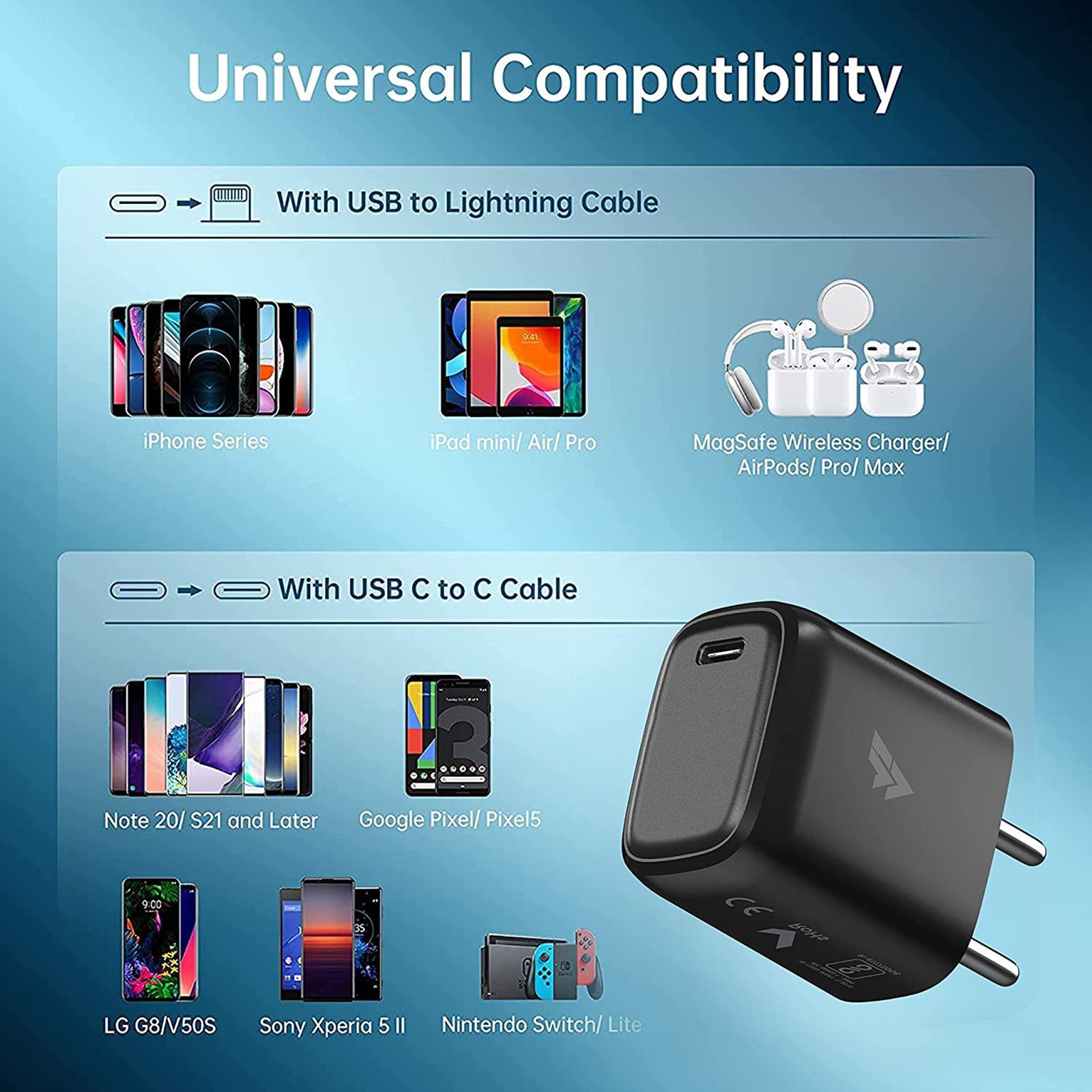 Vaku Neutron 30W Type C Fast Charger (Adapter Only, Multi Protocol Support, Black) Vaku Neutron 30W Type C Fast Charger (Adapter Only, Multi Protocol Support, Black)_4