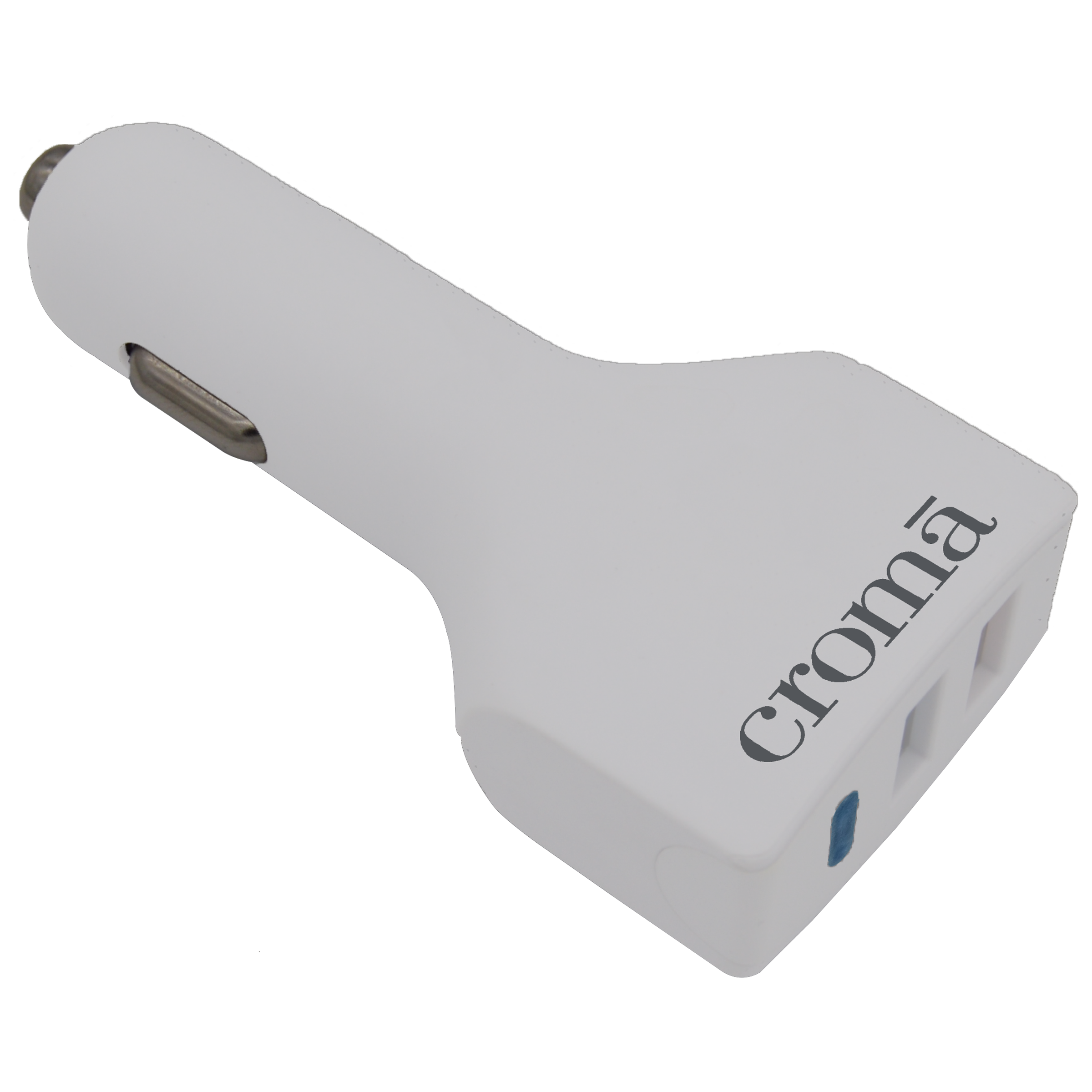 Croma 18W Type A 2-Port Fast Car Charger (Adapter Only, Short Circuit Protection, White)_3