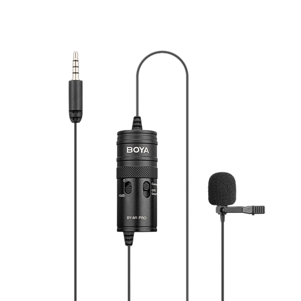 Boya 3.5 Jack Wired Microphone with 360 Degree Range Pickup (Black)_1