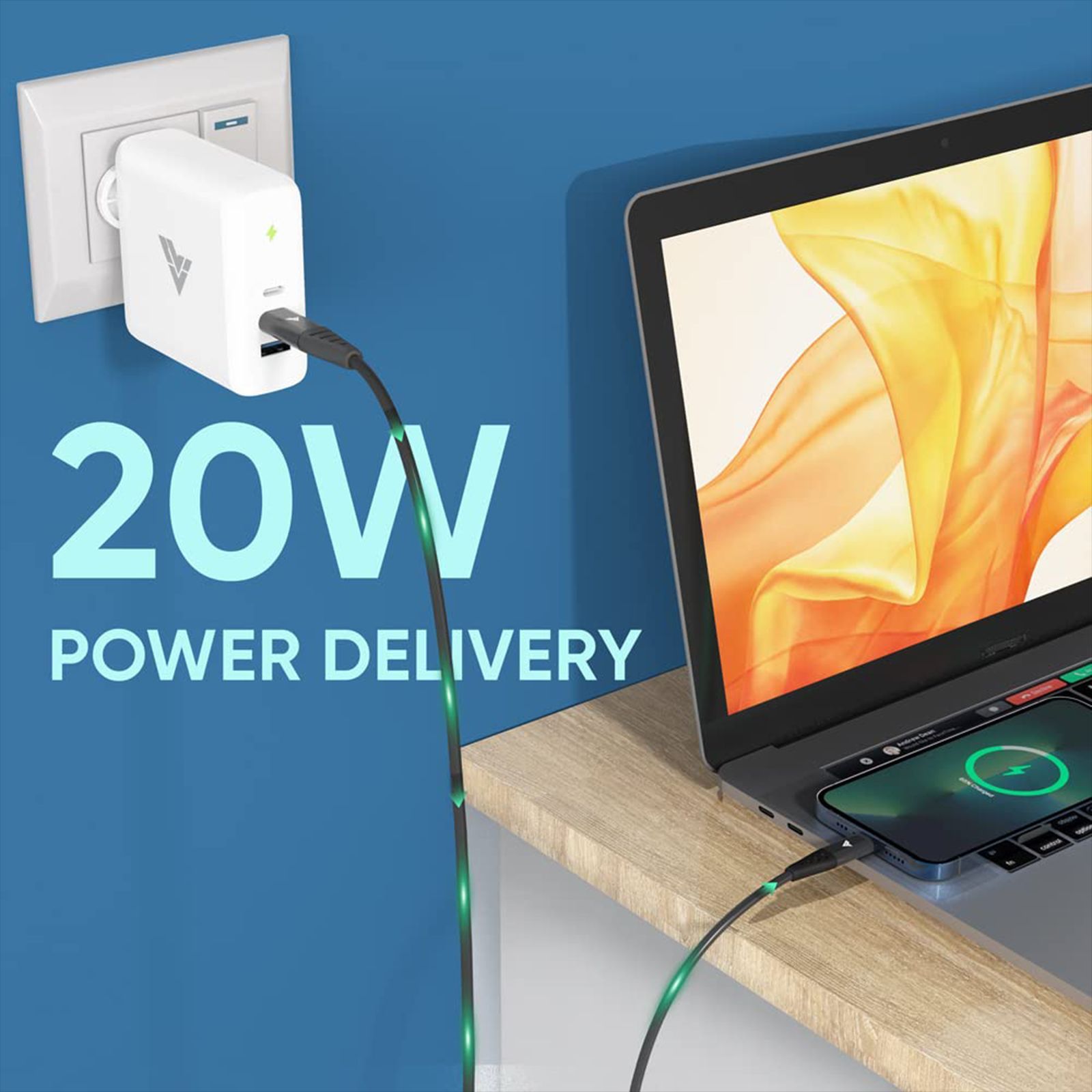 VAKU LUXOS Duratuf Type C to Type C 4.9 Feet (1.5M) Cable (PET Braided, Black) VAKU LUXOS Duratuf Type C to Type C 4.9 Feet (1.5M) Cable (PET Braided, Black)_8