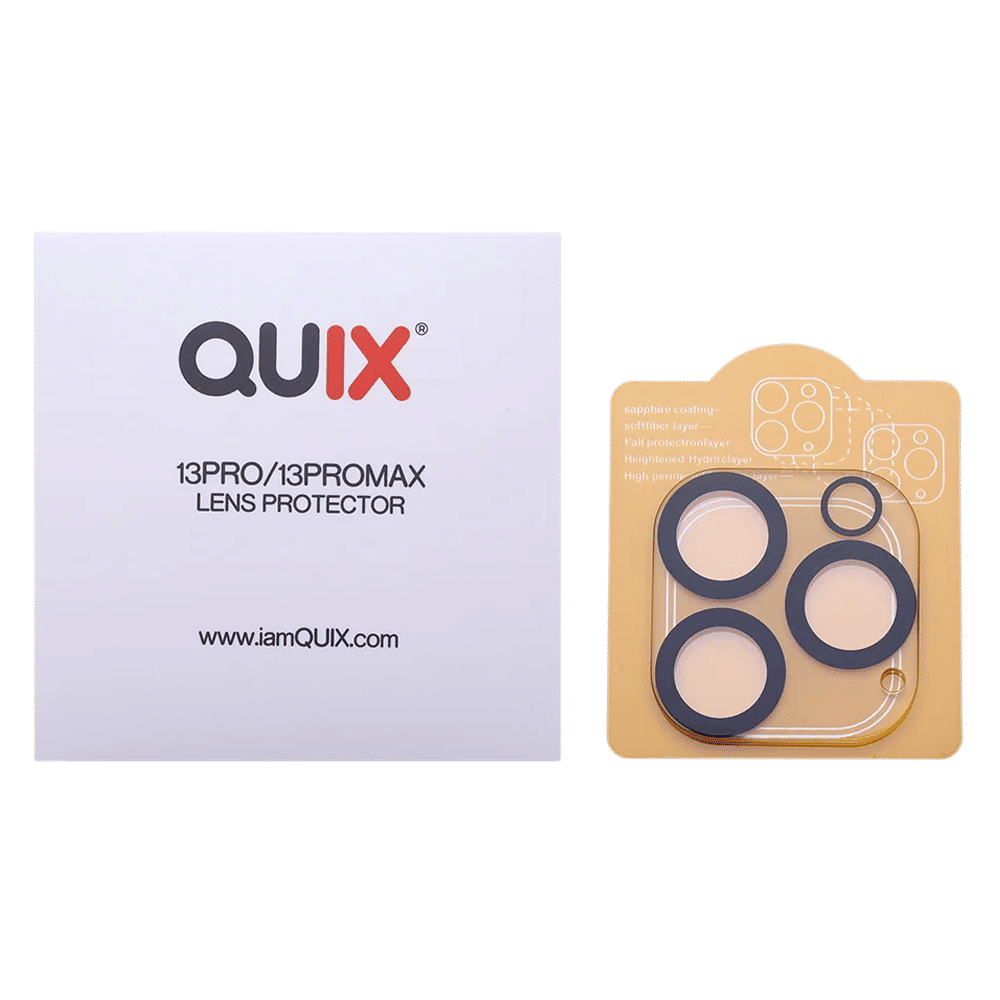 Quix Lens Protector For Apple iPhone X / XS / XS Max (9H Tempered Glass, QLPAS0001SR, Clear)_6