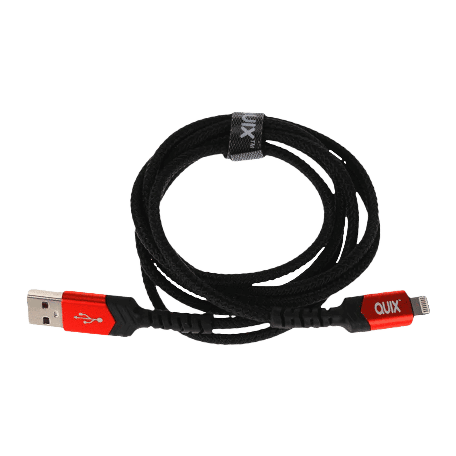 Quix USB 3.2 (Type C) to Lightning Connector 4.95 Feet (1.5 M) Cable (Sync & Charge, Black) Quix USB 3.2 (Type C) to Lightning Connector 4.95 Feet (1.5 M) Cable (Sync & Charge, Black)_1