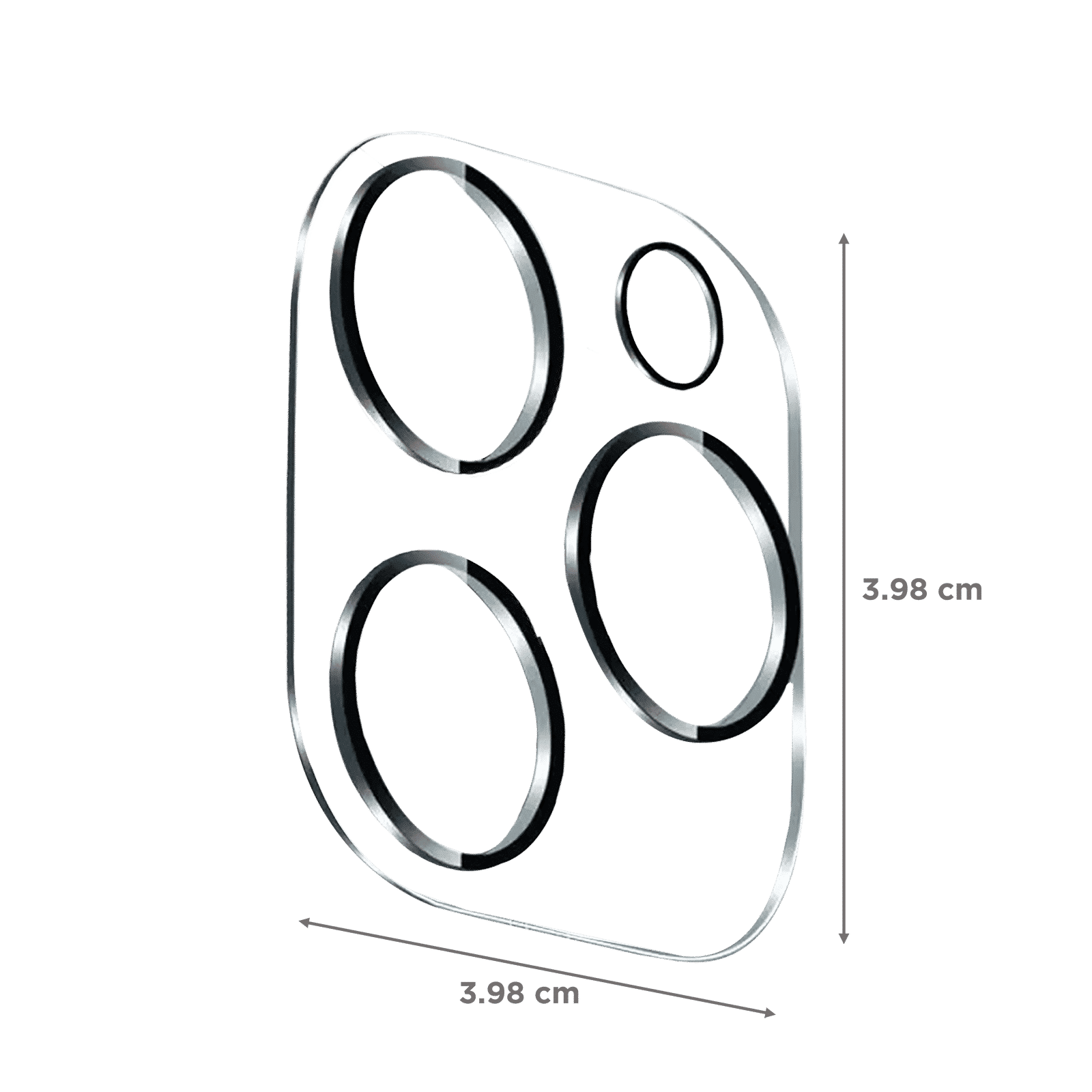 Quix Lens Protector For Apple iPhone 13/13 Mini (Scratch Resistant, QLPAS0008SR, Clear)_2