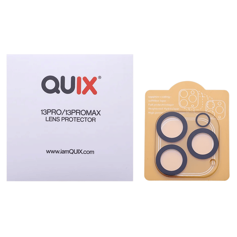 Quix Lens Protector For Apple iPhone 13/13 Mini (Scratch Resistant, QLPAS0008SR, Clear)_6