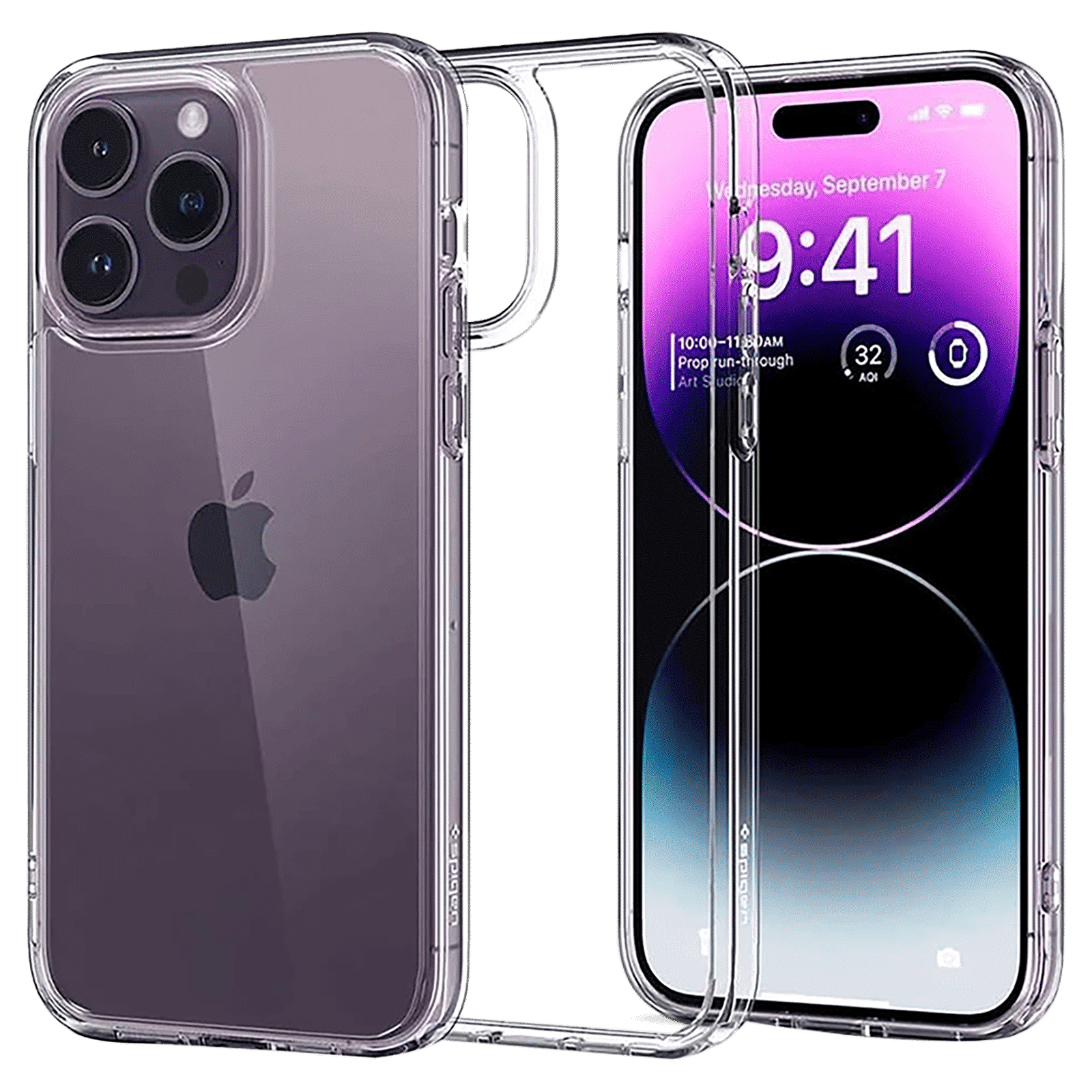 Quix TPU Back Cover for Apple iPhone 13 Pro (Wireless Charging Support, Transparent)_5