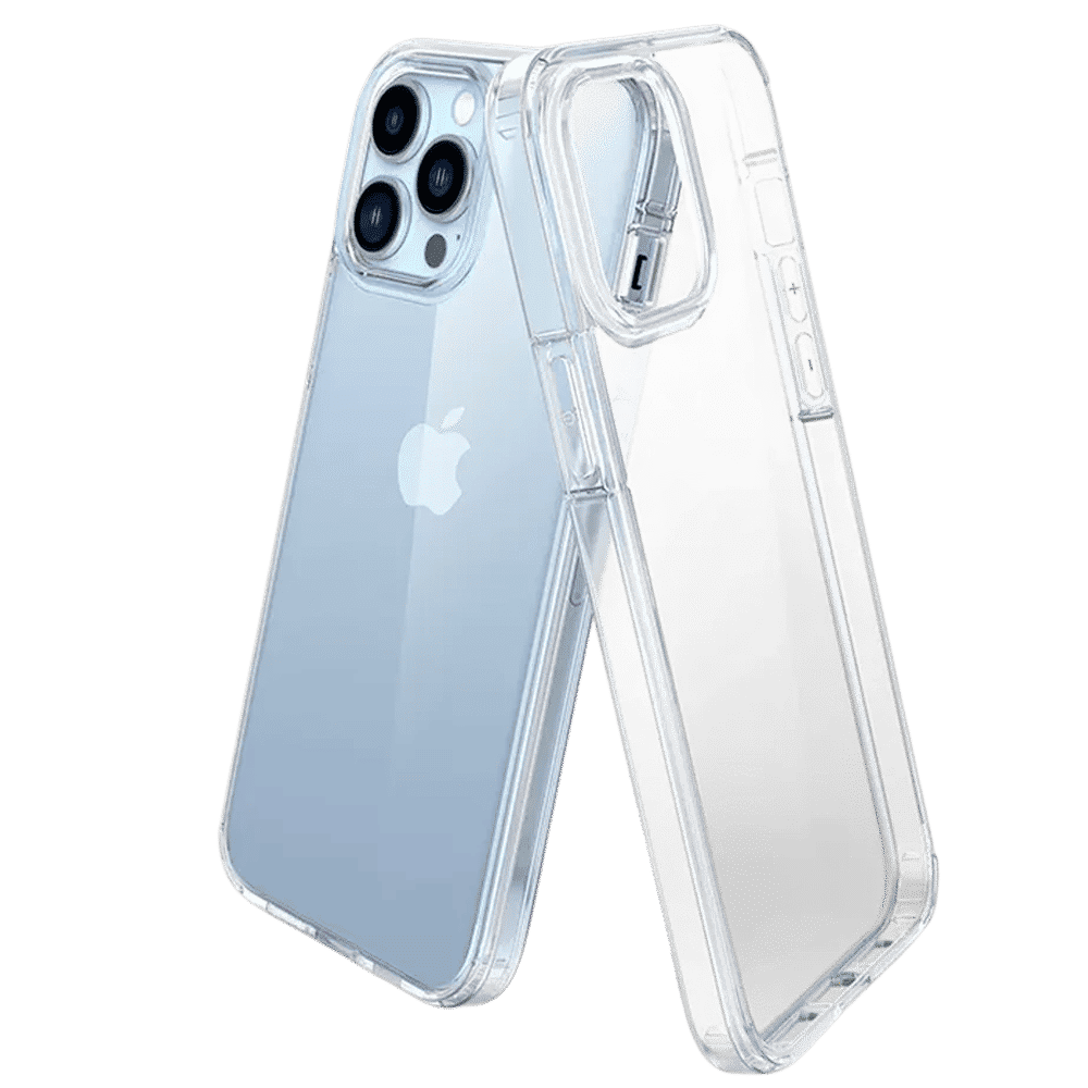 Quix TPU Back Cover for Apple iPhone 13 Pro (Wireless Charging Support, Transparent)_6