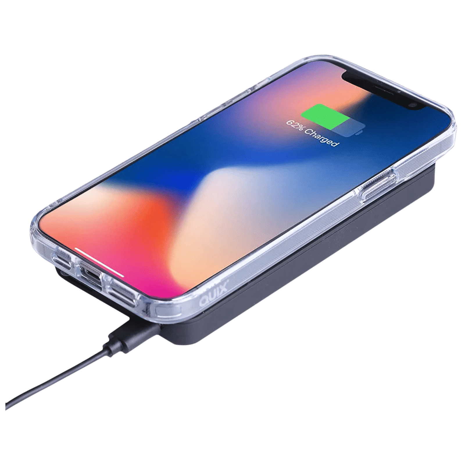 Quix TPU Back Cover for Apple iPhone 13 mini (Wireless Charging Support, Crystal Clear)_5