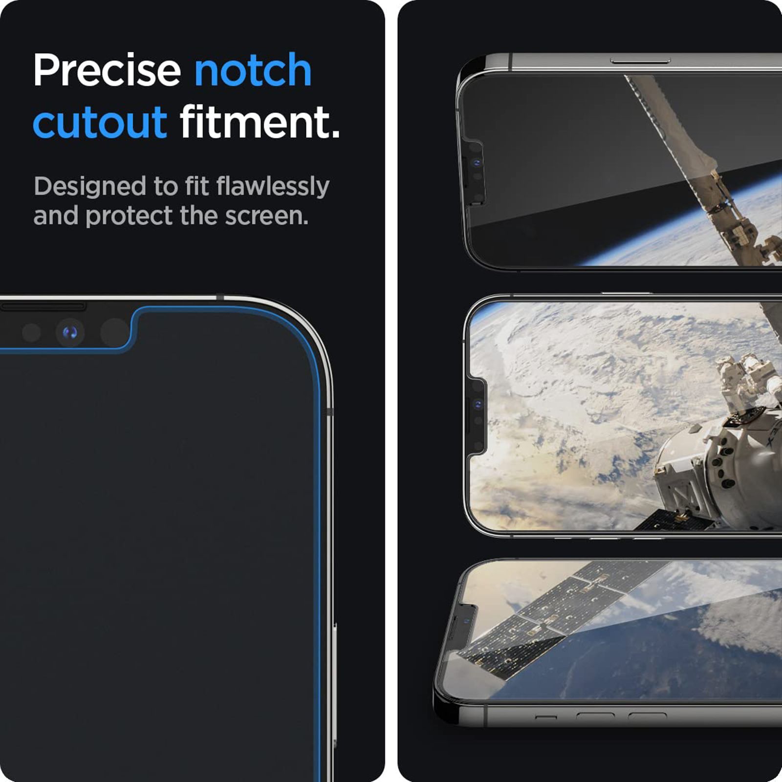 Spigen EZ FIT GLAS.tR Tempered Glass for Apple iPhone 13 Pro Max (Oleophobic Coating) Spigen EZ FIT GLAS.tR Tempered Glass for Apple iPhone 13 Pro Max (Oleophobic Coating)_10