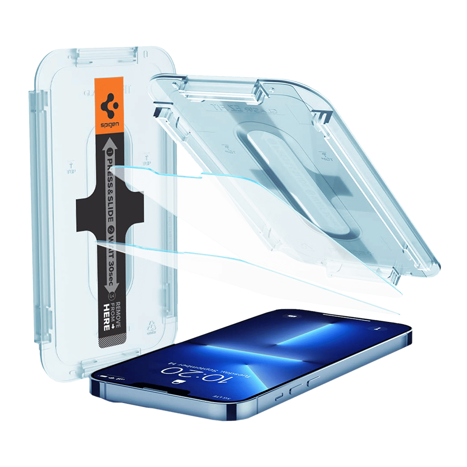 Spigen EZ FIT GLAS.tR Tempered Glass for Apple iPhone 13 Pro Max (Oleophobic Coating) Spigen EZ FIT GLAS.tR Tempered Glass for Apple iPhone 13 Pro Max (Oleophobic Coating)_4