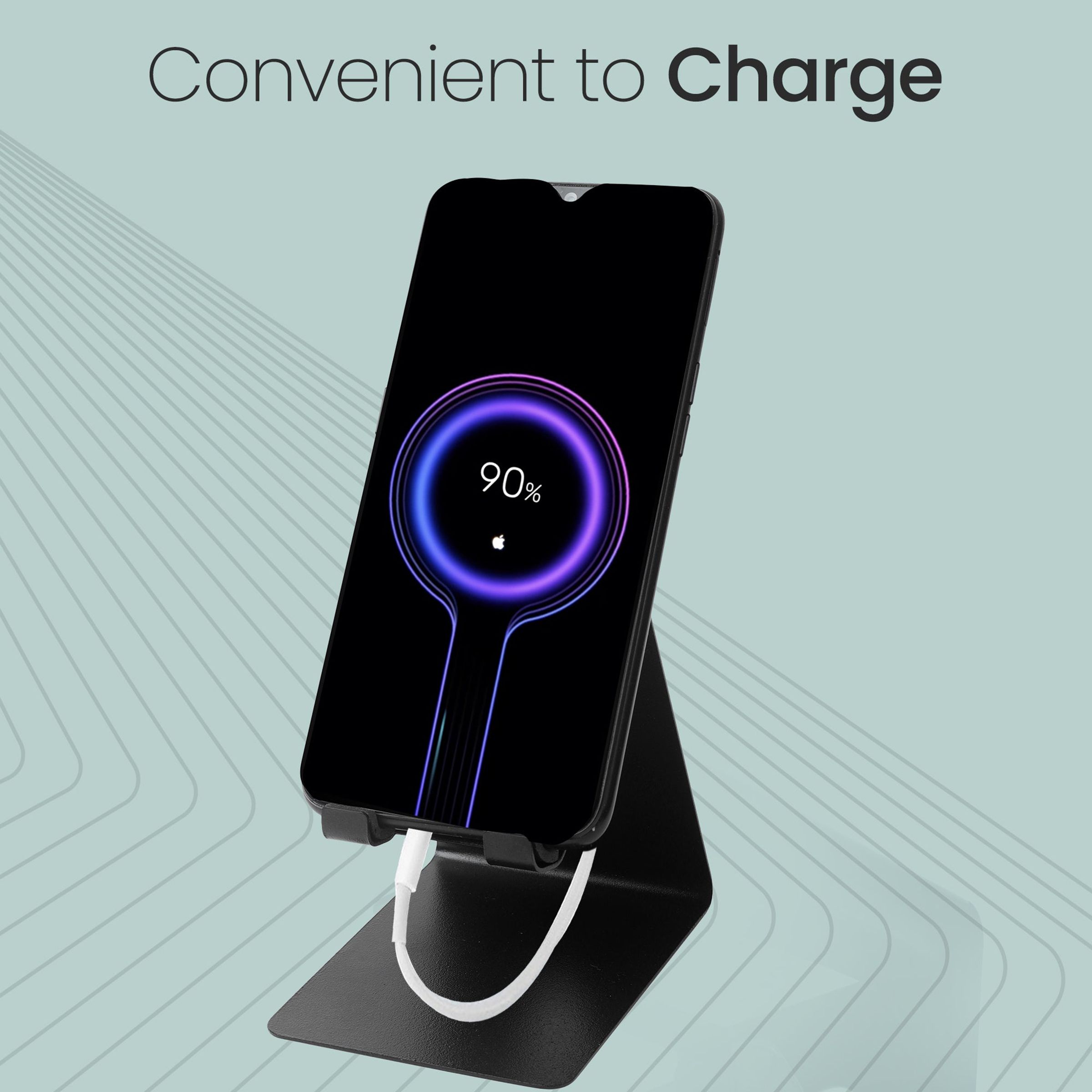 ambrane Anti Skid Holder For Mobiles (Multipurpose Stand, Black)_6