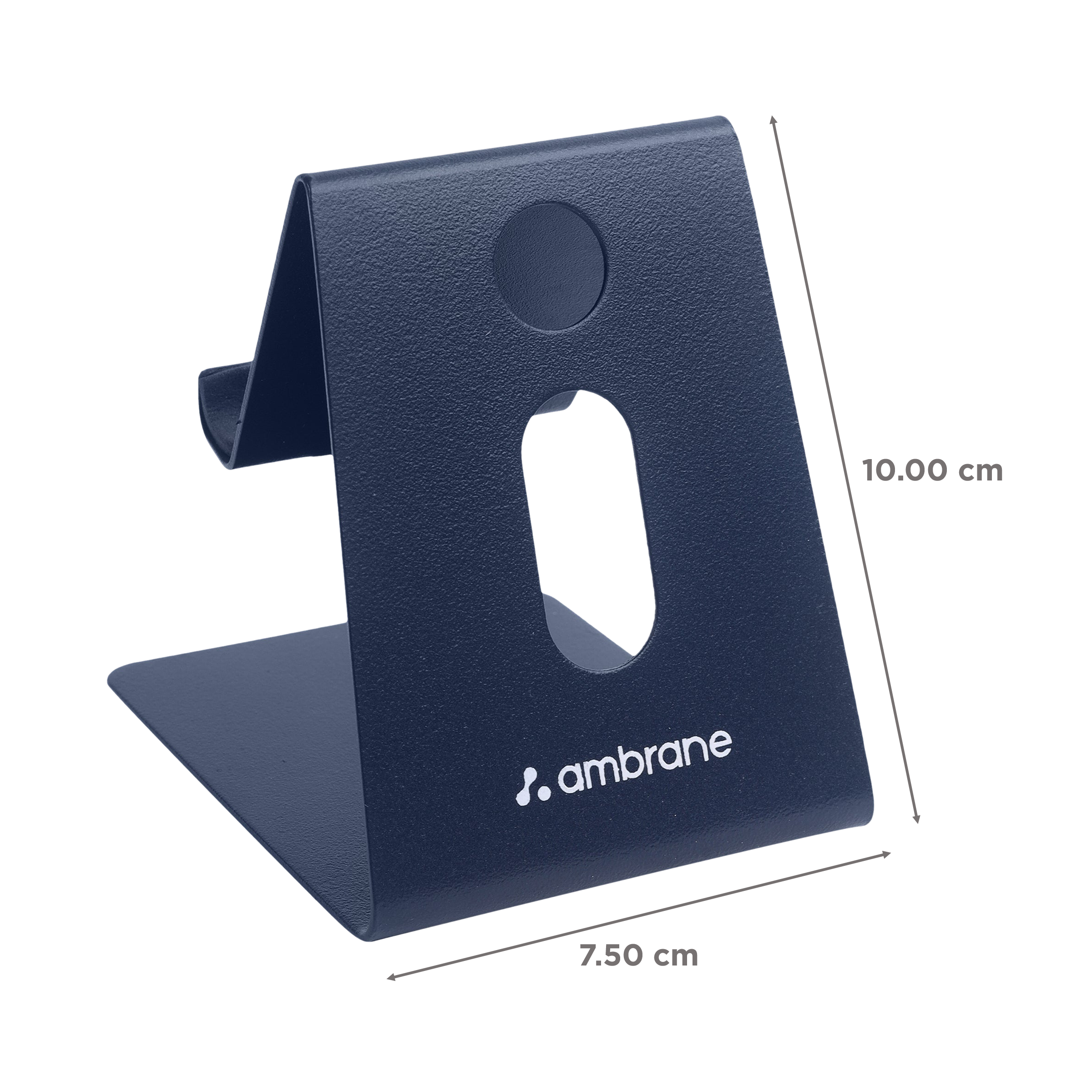 ambrane Anti Skid Holder For Mobiles (Multipurpose Stand, Blue)_2