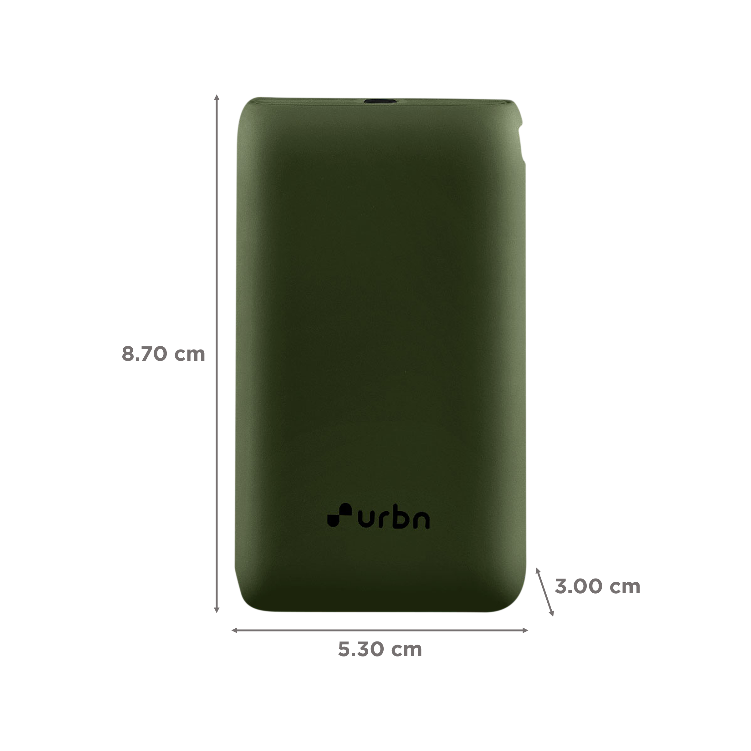 urbn Nano 10000 mAh 20W Fast Charging Power Bank (1 Type A & 1 Type C, 12 Layer Circuit Protection, Camo)_2