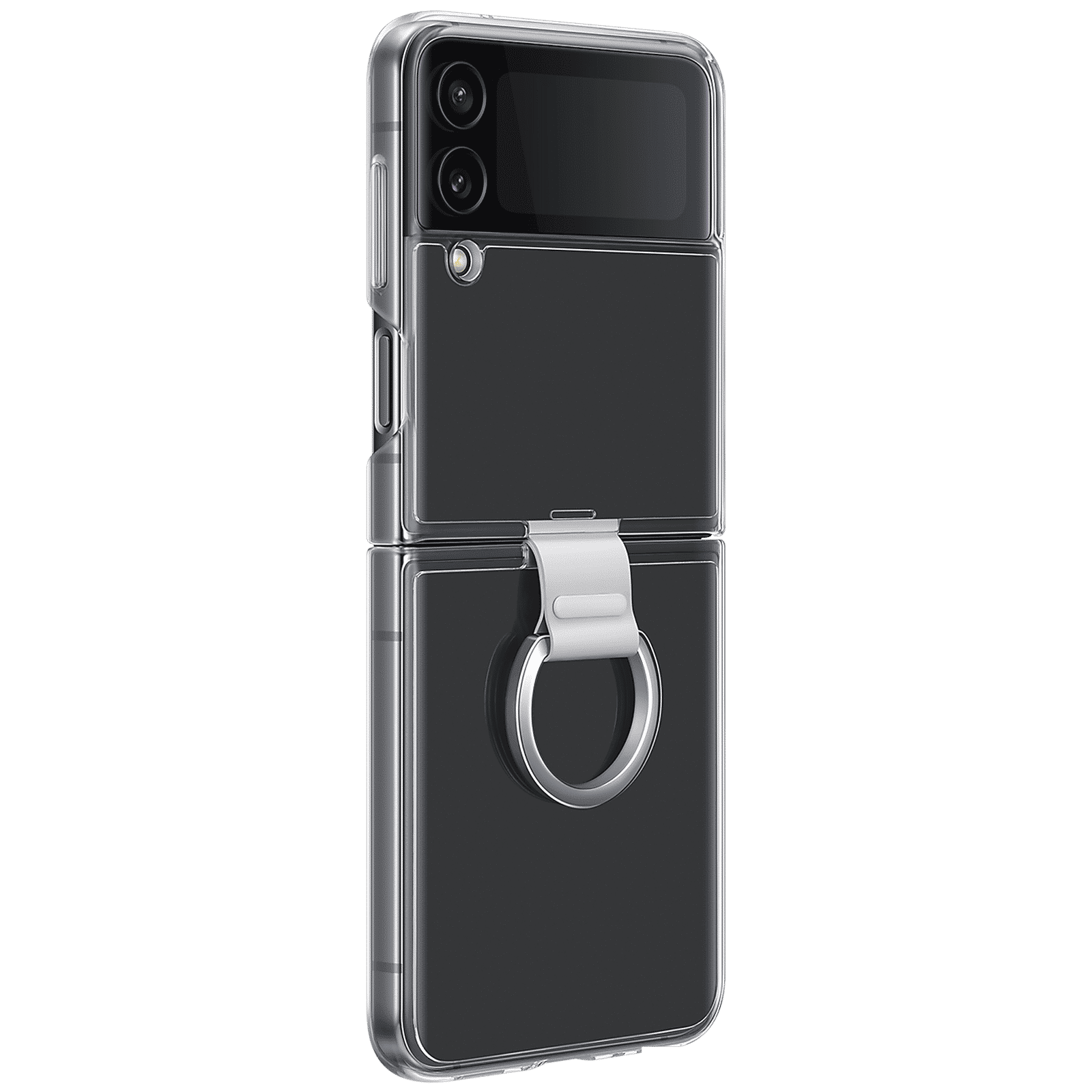 SAMSUNG UL-Certified Recycled Back Cover for SAMSUNG Galaxy Z Flip4 (Backside Ring Attachment, Transparent) SAMSUNG UL-Certified Recycled Back Cover for SAMSUNG Galaxy Z Flip4 (Backside Ring Attachment, Transparent)_1