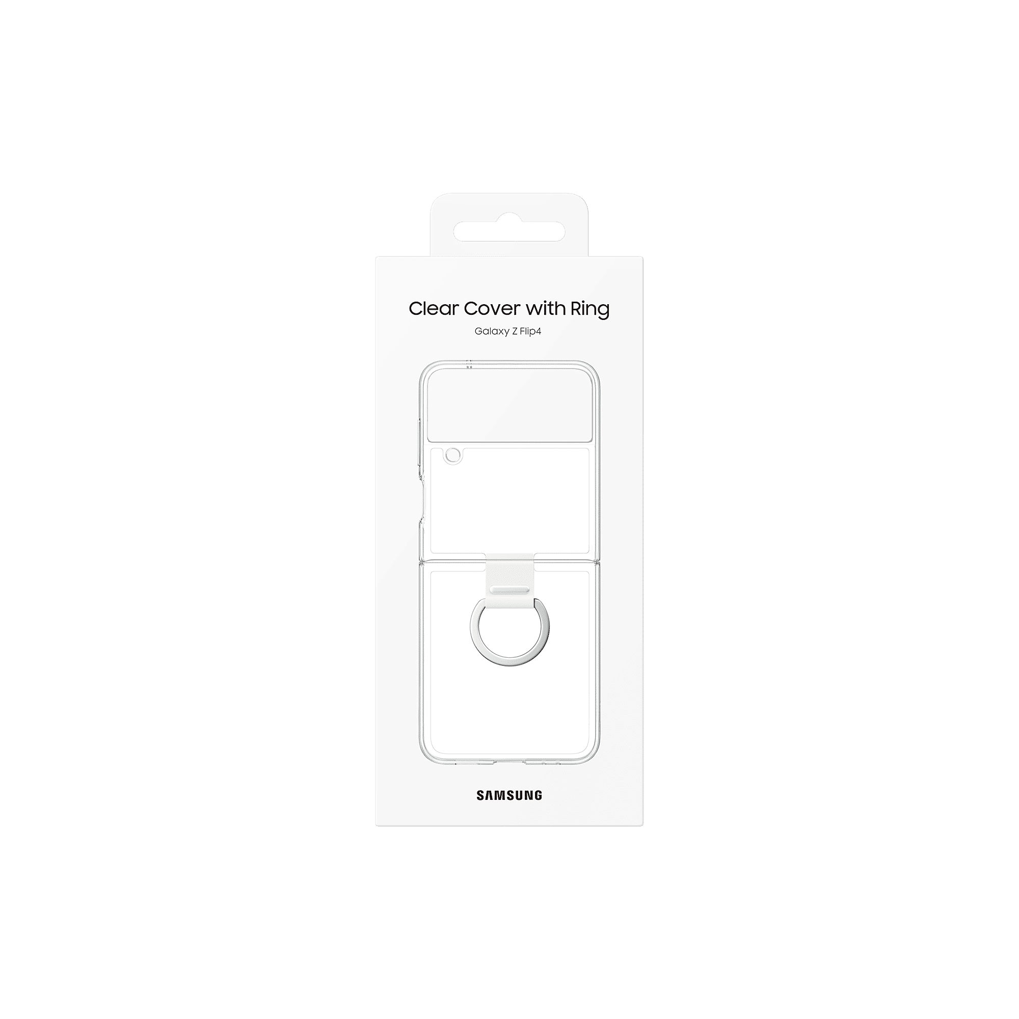 SAMSUNG UL-Certified Recycled Back Cover for SAMSUNG Galaxy Z Flip4 (Backside Ring Attachment, Transparent) SAMSUNG UL-Certified Recycled Back Cover for SAMSUNG Galaxy Z Flip4 (Backside Ring Attachment, Transparent)_8