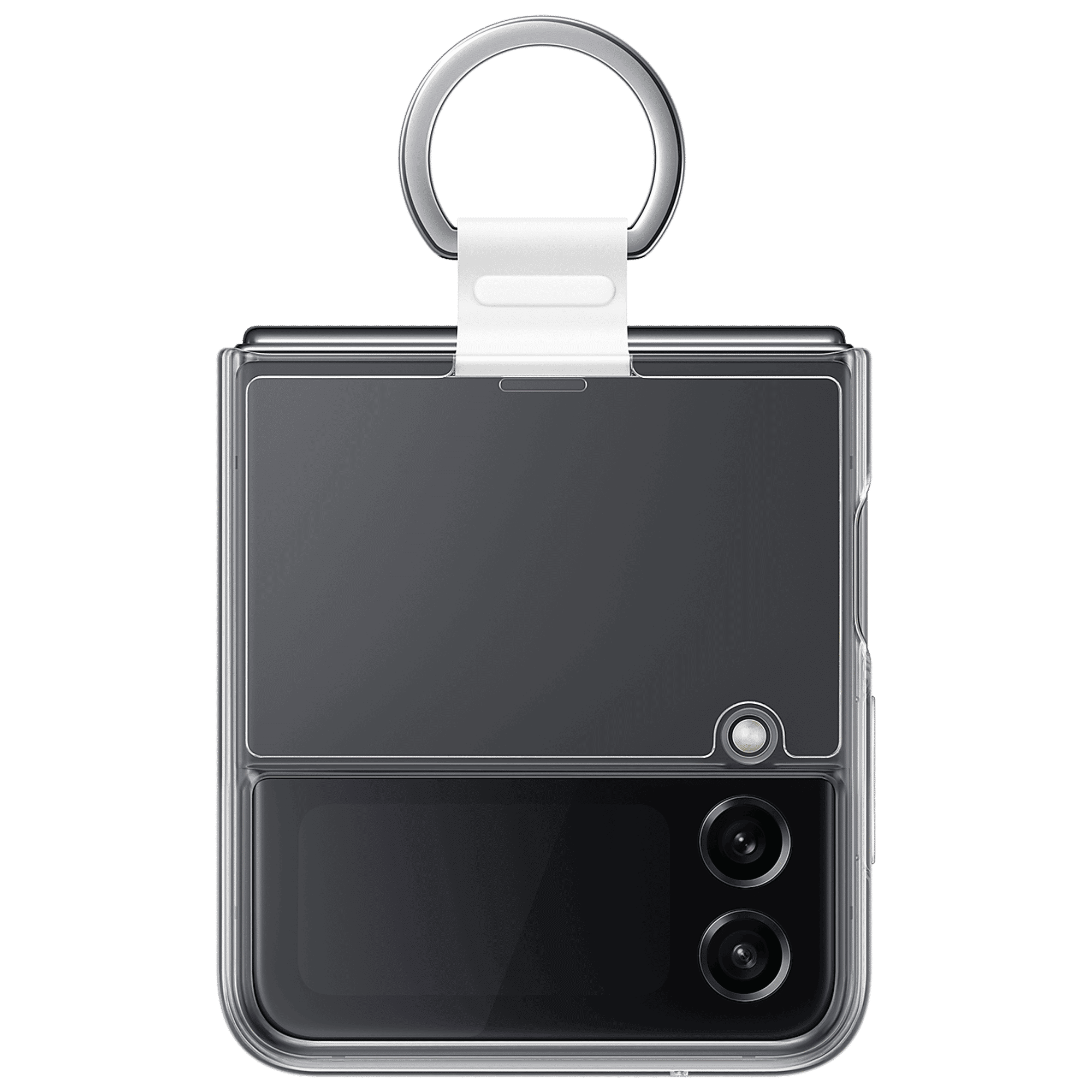 SAMSUNG UL-Certified Recycled Back Cover for SAMSUNG Galaxy Z Flip4 (Backside Ring Attachment, Transparent) SAMSUNG UL-Certified Recycled Back Cover for SAMSUNG Galaxy Z Flip4 (Backside Ring Attachment, Transparent)_9