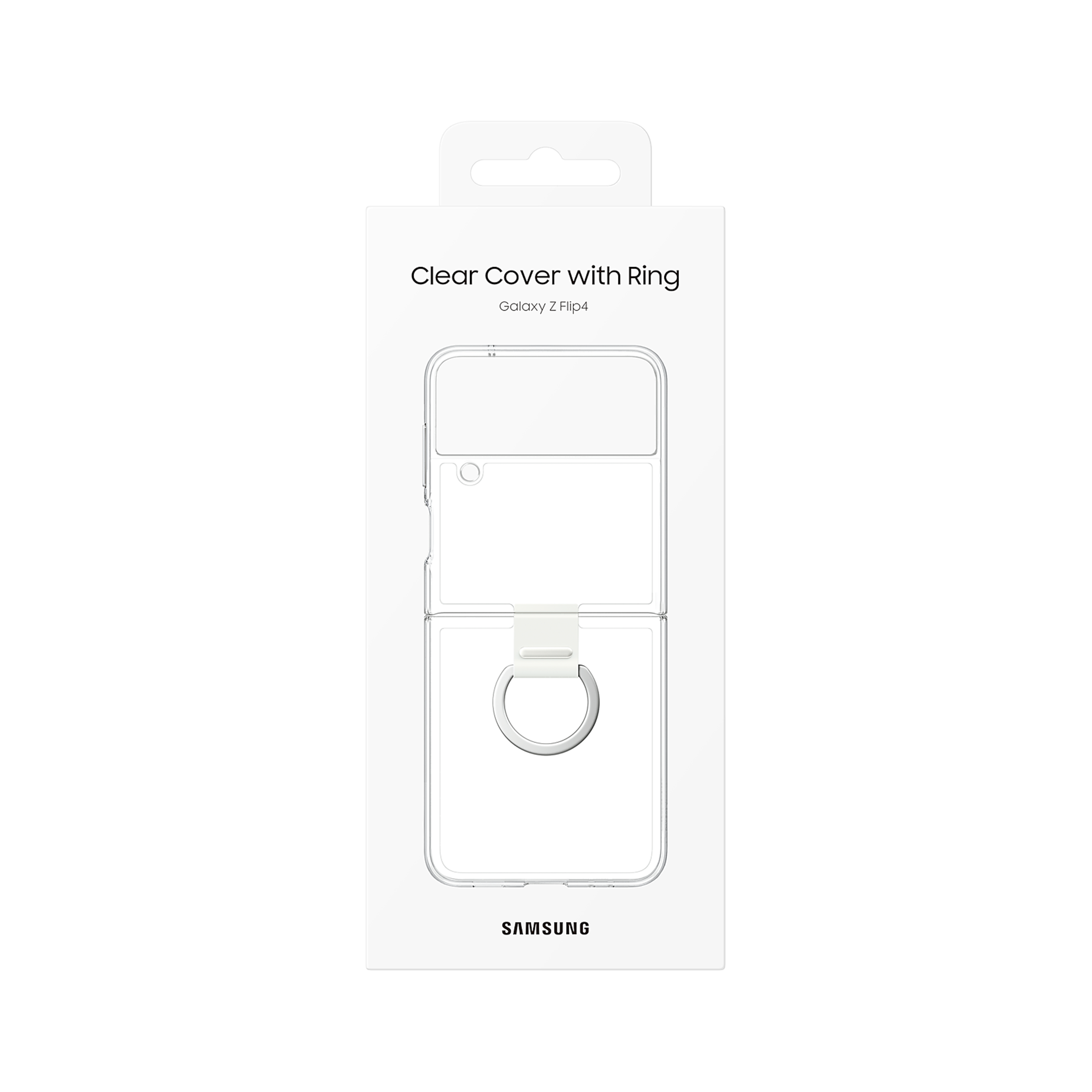 SAMSUNG UL-Certified Recycled Back Cover for SAMSUNG Galaxy Z Flip4 (Backside Ring Attachment, Transparent) SAMSUNG UL-Certified Recycled Back Cover for SAMSUNG Galaxy Z Flip4 (Backside Ring Attachment, Transparent)_6