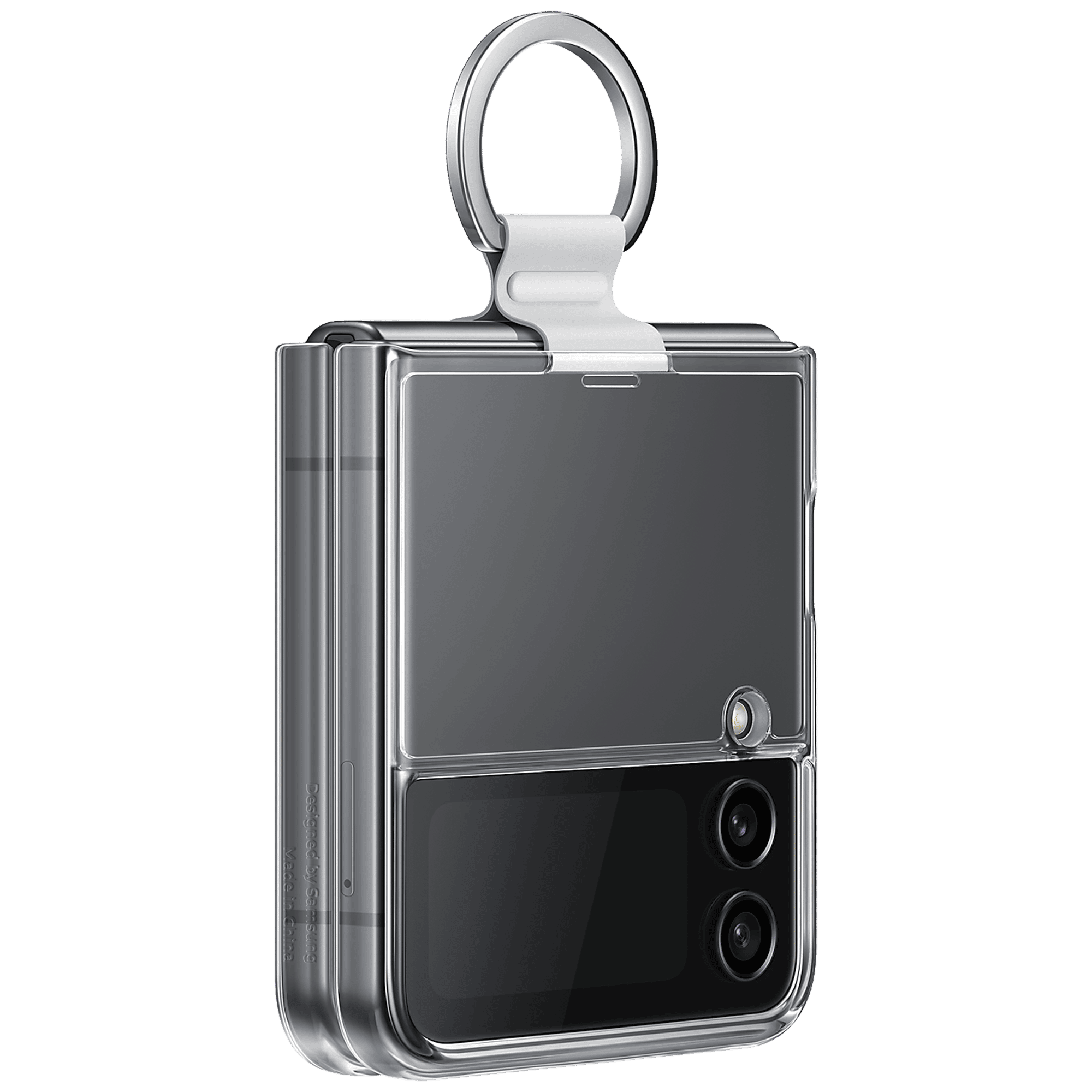 SAMSUNG UL-Certified Recycled Back Cover for SAMSUNG Galaxy Z Flip4 (Backside Ring Attachment, Transparent) SAMSUNG UL-Certified Recycled Back Cover for SAMSUNG Galaxy Z Flip4 (Backside Ring Attachment, Transparent)_7