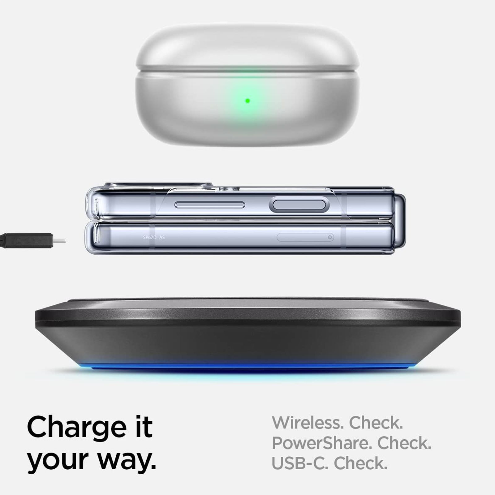 spigen AIRSKIN Polycarbonate Back Case for SAMSUNG Galaxy Z Flip 4 (Wireless Charging Compatible, Crystal Clear) spigen AIRSKIN Polycarbonate Back Case for SAMSUNG Galaxy Z Flip 4 (Wireless Charging Compatible, Crystal Clear)_9