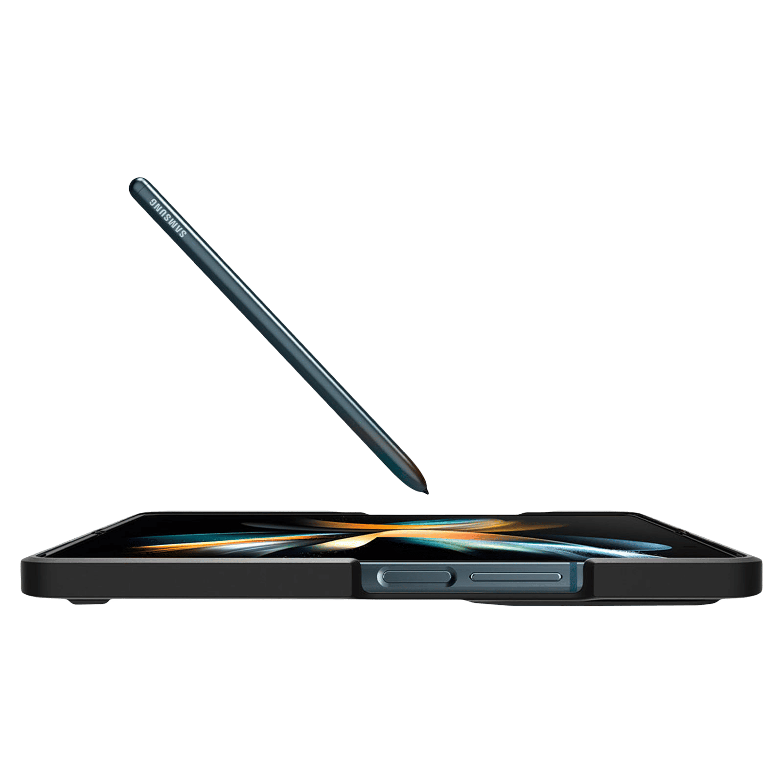 spigen Thin Fit Pro TPU & Polycarbonate Back Case for SAMSUNG Galaxy Z Fold 4 (Wireless Charging Compatible, Black)_11