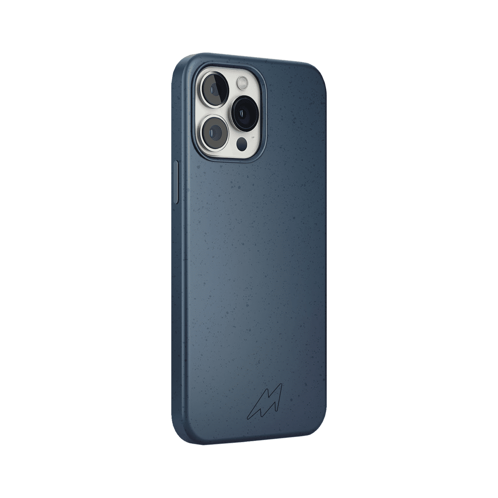 macmerise Eco-ver Bamboo Starch Back Cover for Apple iPhone 14 Plus (Wireless Charging Compatible, Aegean Blue)_3